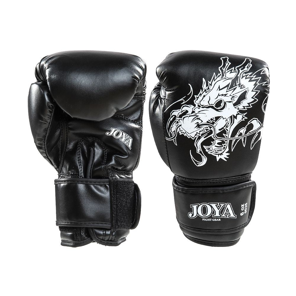 Joya Kinder Bokshandschoenen Dragon Wit PU Joya Kinder Bokshandschoenen Dragon Wit PU