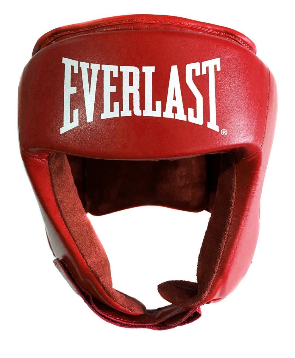 Everlast Hoofdbeschermer - Amateur Competition Headgear - Rood