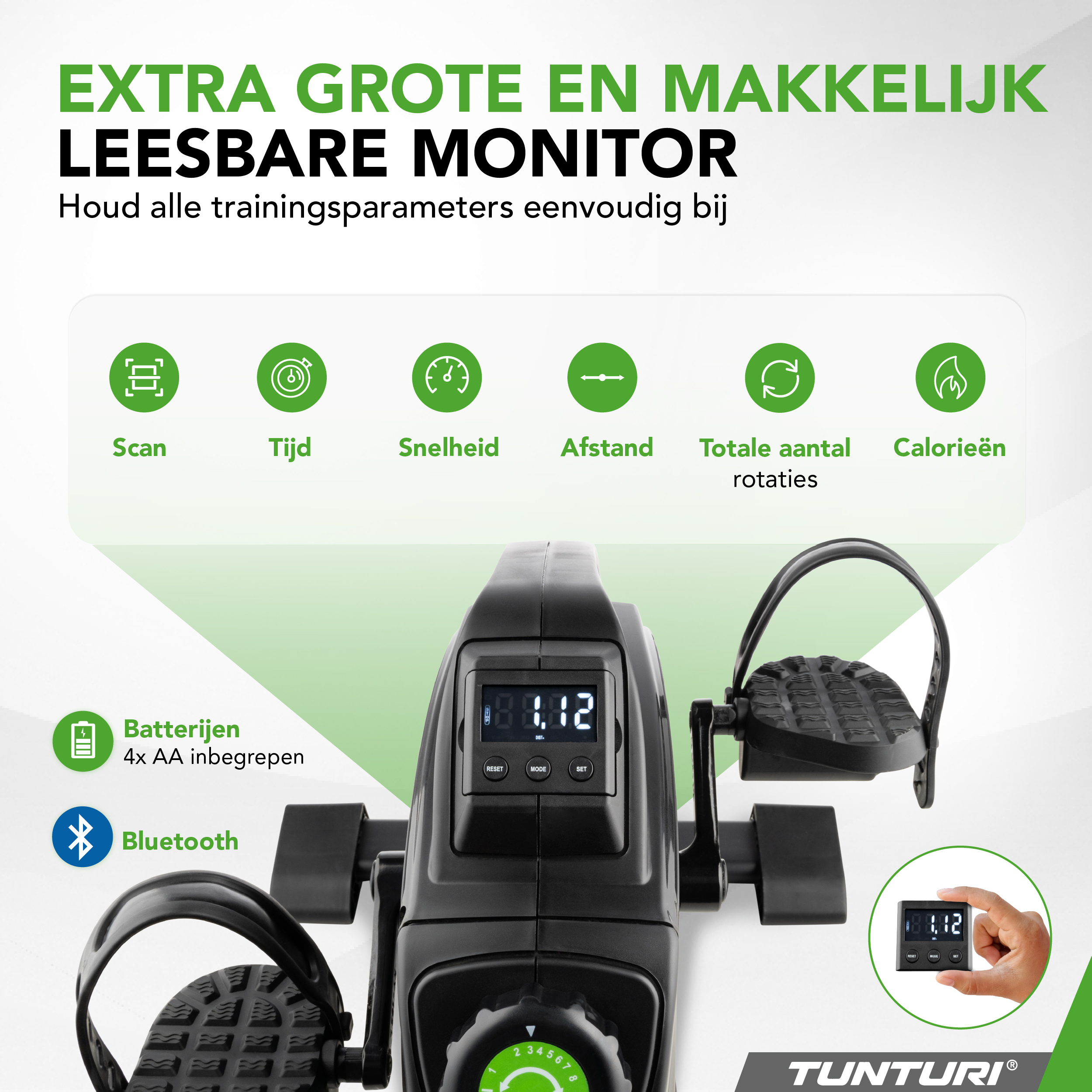 Tunturi Hometrainer - Cardio Fit M45 - Zwart Tunturi Hometrainer - Cardio Fit M45 - Zwart