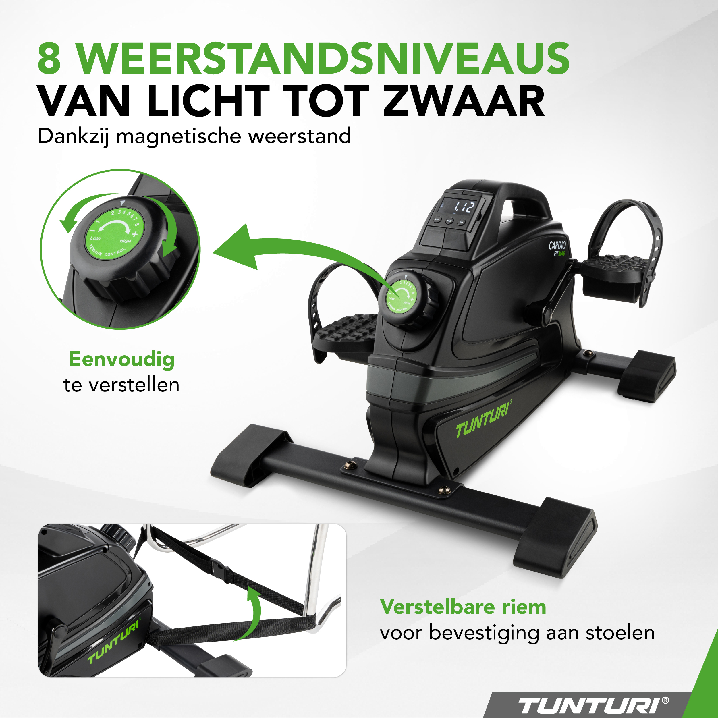 Tunturi Hometrainer - Cardio Fit M45 - Zwart Tunturi Hometrainer - Cardio Fit M45 - Zwart