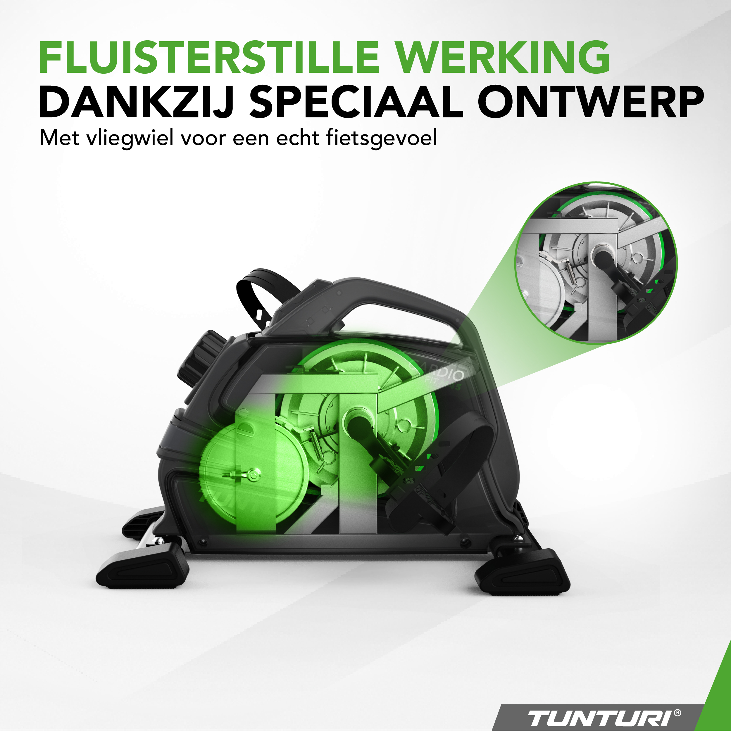 Tunturi Hometrainer - Cardio Fit M45 - Zwart Tunturi Hometrainer - Cardio Fit M45 - Zwart