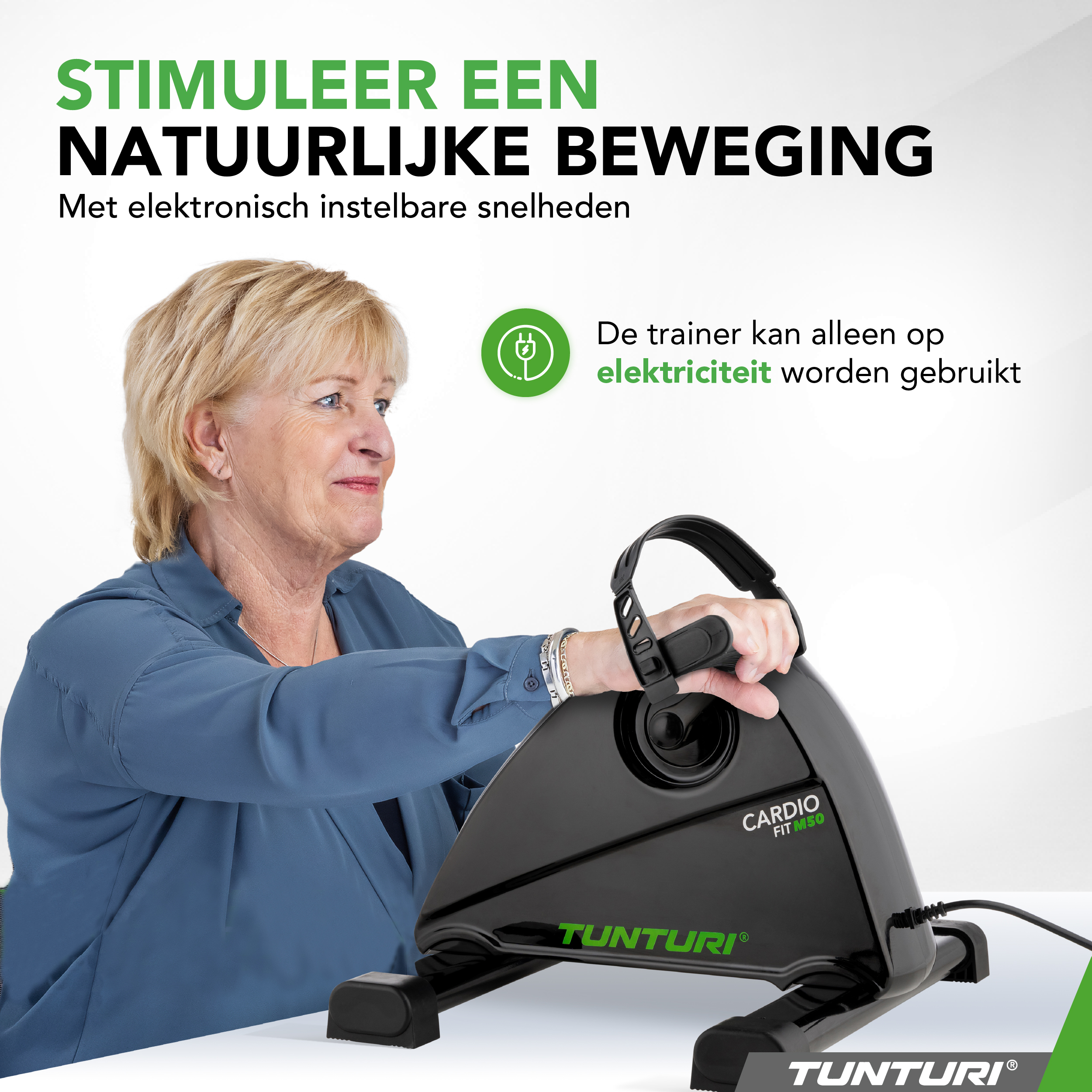 Tunturi Hometrainer - Cardio Fit M50 - Zwart Tunturi Hometrainer - Cardio Fit M50 - Zwart
