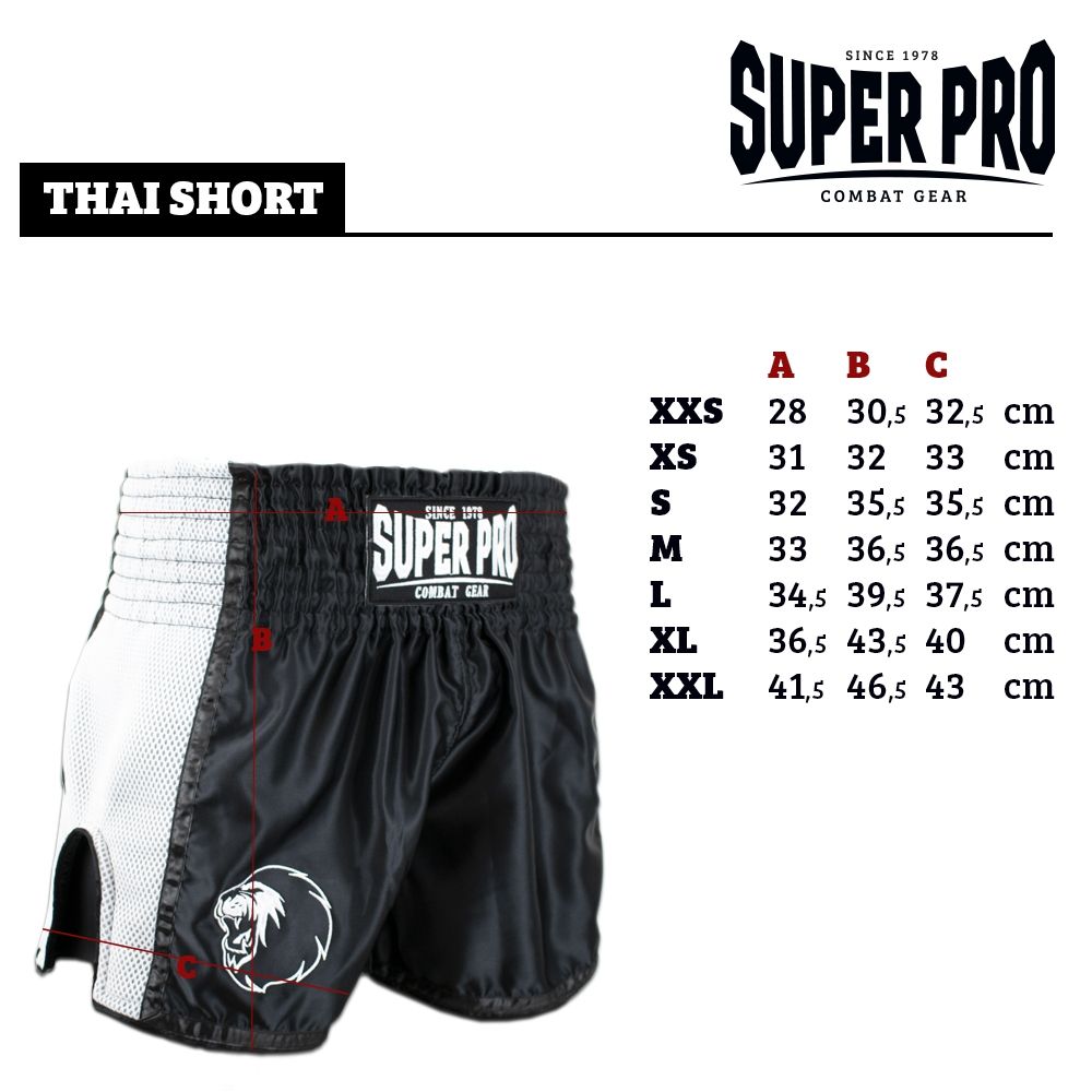 Super Pro Combat Gear Kickboksbroekje - Brave - Rood / Zwart Super Pro Combat Gear Kickboksbroekje - Brave - Rood / Zwart