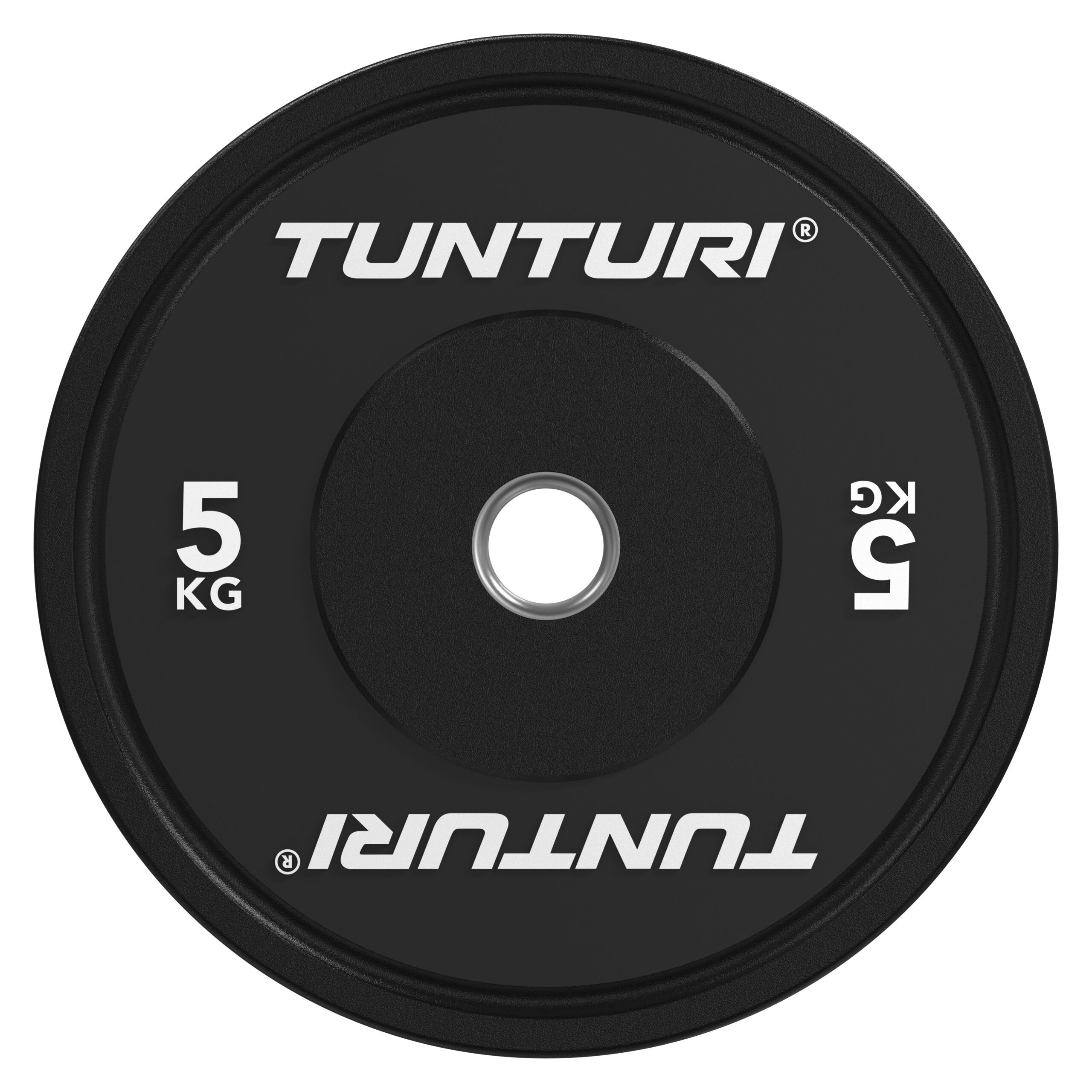 Tunturi Halterschijf - Platinum Bumper Plate Black 5kg - Zwart Tunturi Halterschijf - Platinum Bumper Plate Black 5kg - Zwart