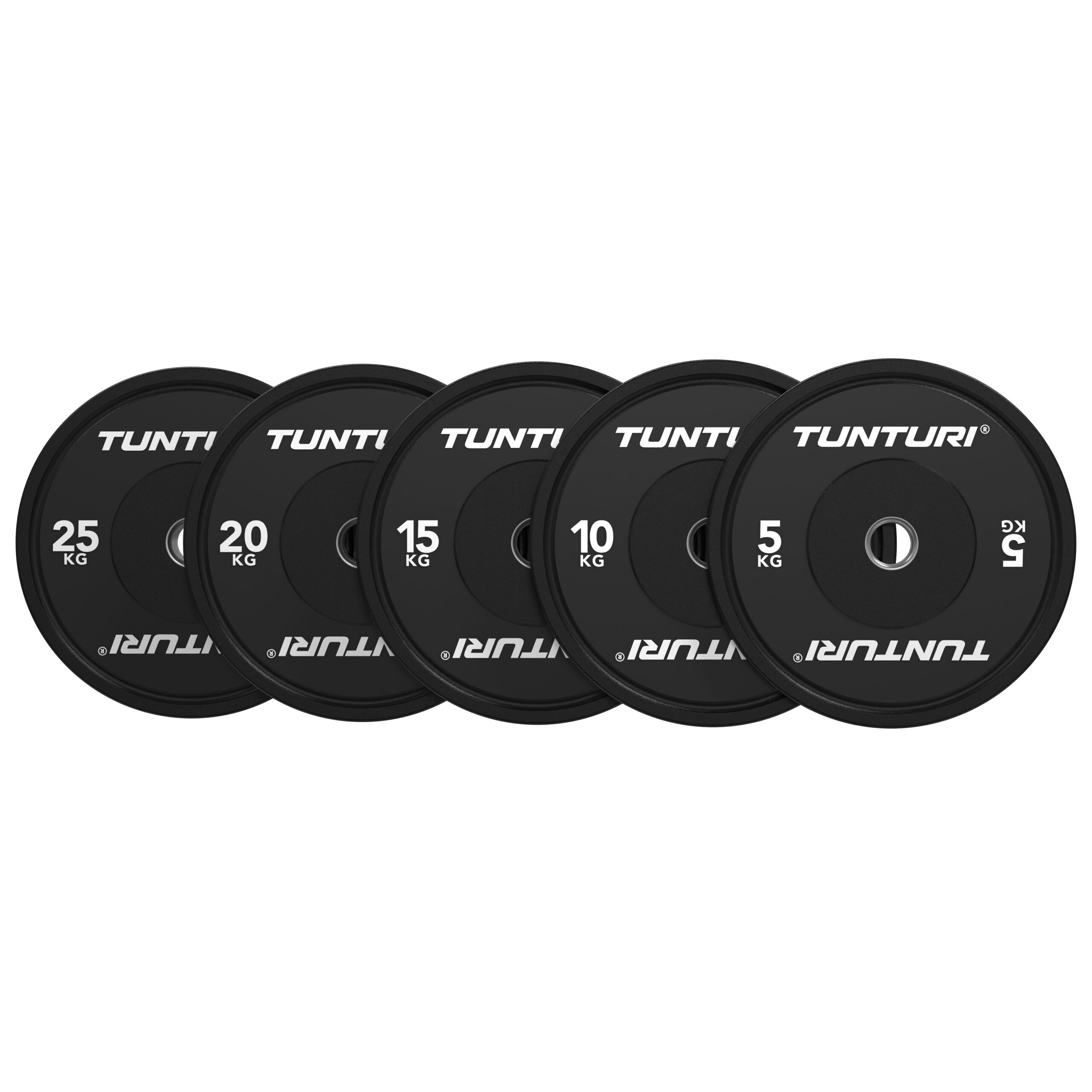 Tunturi Halterschijf - Platinum Bumper Plate Black 5kg - Zwart Tunturi Halterschijf - Platinum Bumper Plate Black 5kg - Zwart