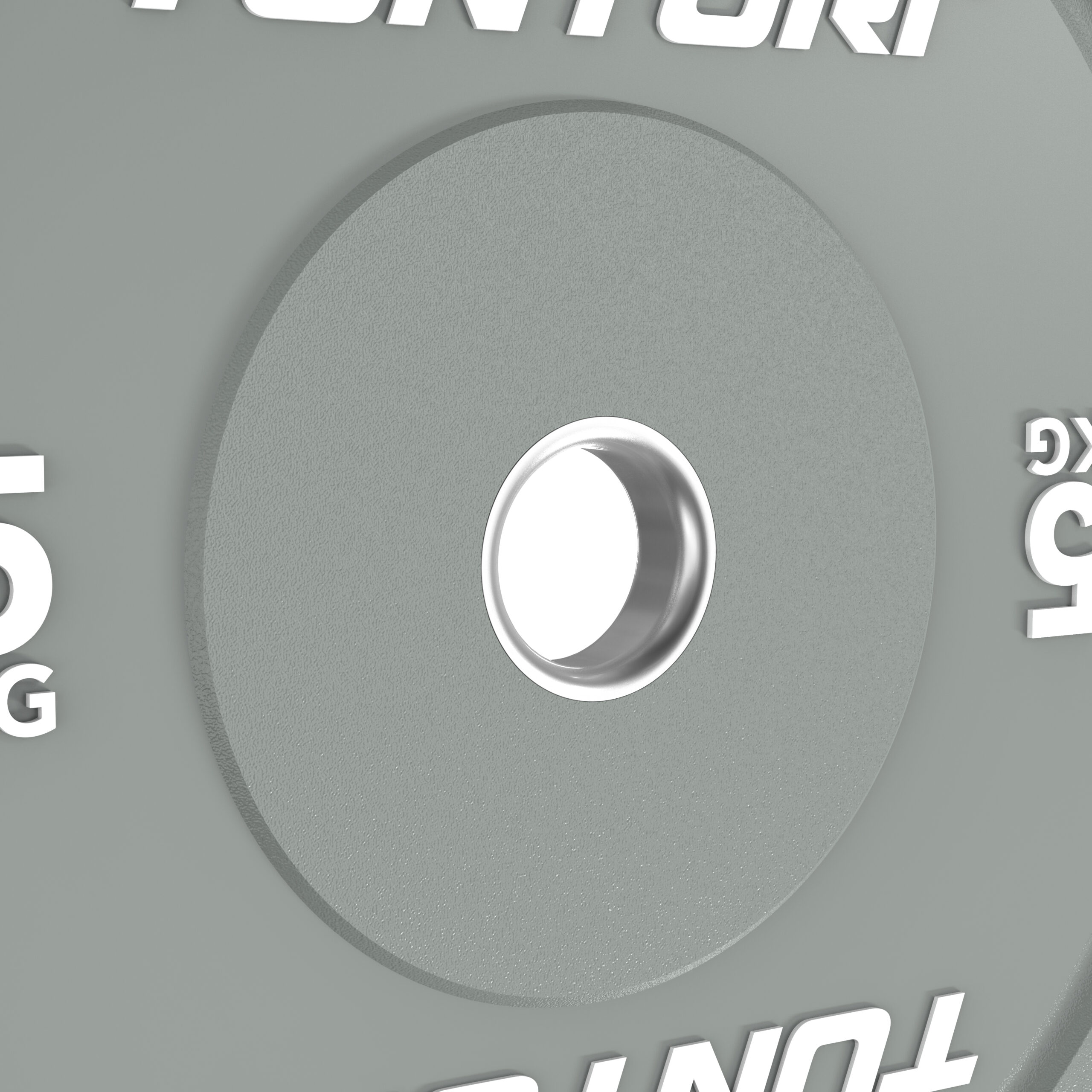 Tunturi Halterschijf - Platinum Bumper Plate Grey 5kg - Grijs Tunturi Halterschijf - Platinum Bumper Plate Grey 5kg - Grijs