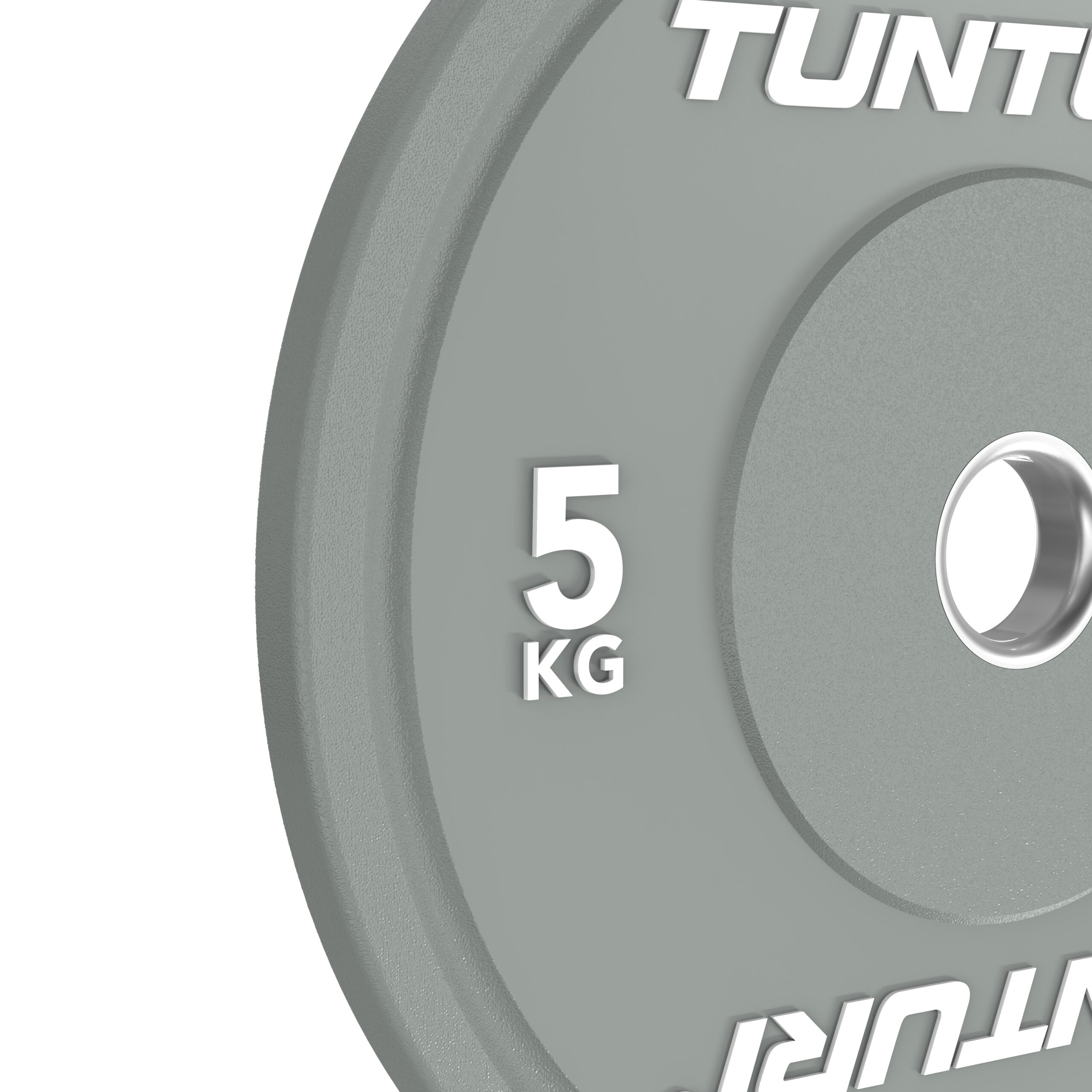 Tunturi Halterschijf - Platinum Bumper Plate Grey 5kg - Grijs Tunturi Halterschijf - Platinum Bumper Plate Grey 5kg - Grijs