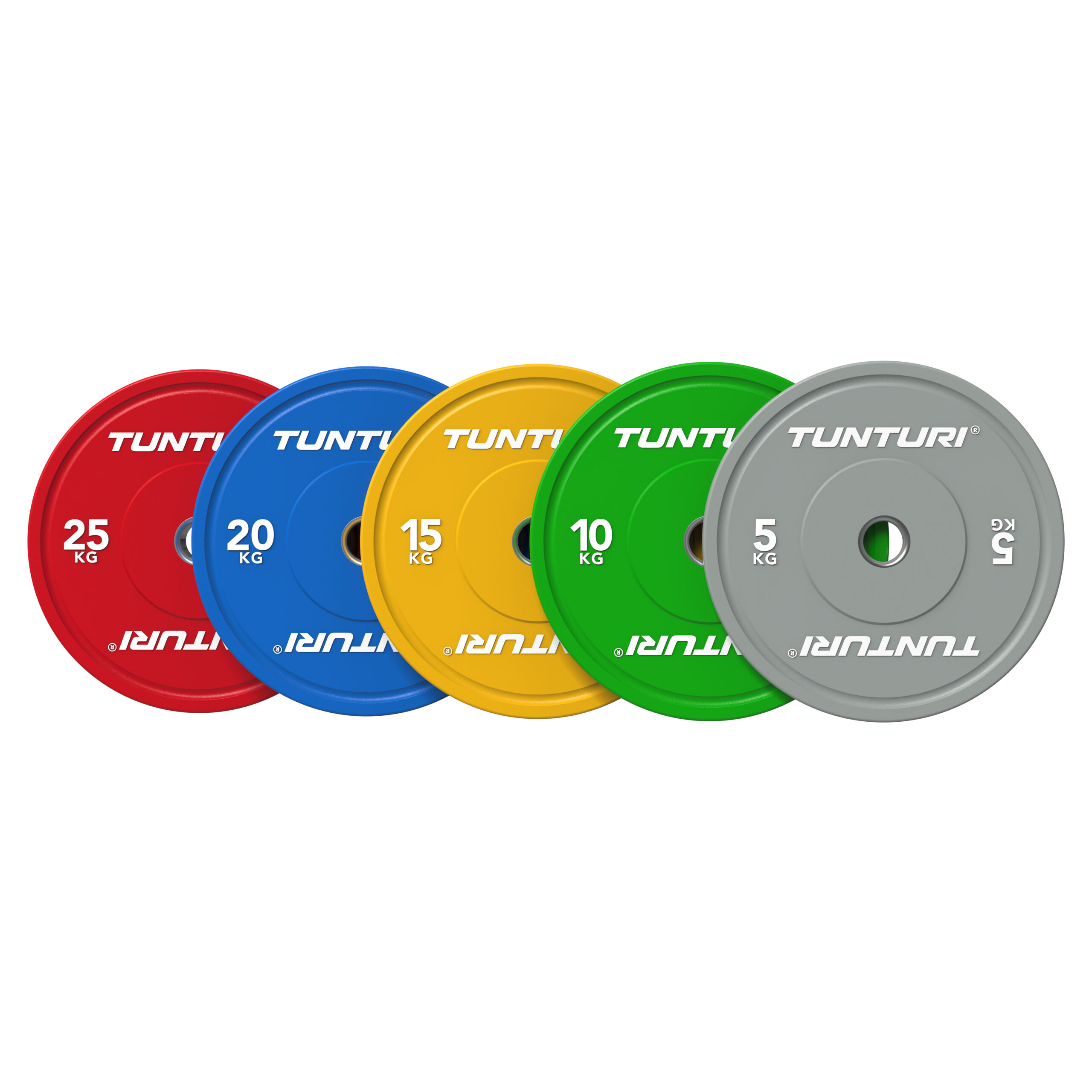 Tunturi Halterschijf - Platinum Bumper Plate Green 10kg - Groen Tunturi Halterschijf - Platinum Bumper Plate Green 10kg - Groen