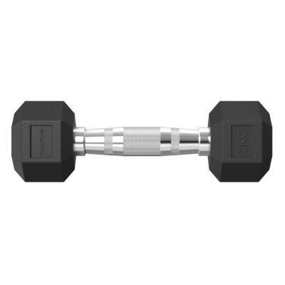 Tunturi Halter - Platinum Hexa Dumbbell Set 2kg - Zwart