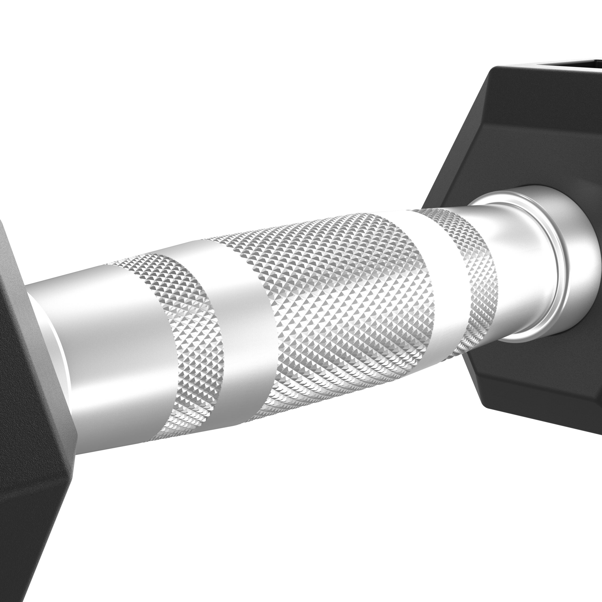 Tunturi Halter - Platinum Hex Rubber Dumbbell 4kg - Zwart Tunturi Halter - Platinum Hex Rubber Dumbbell 4kg - Zwart