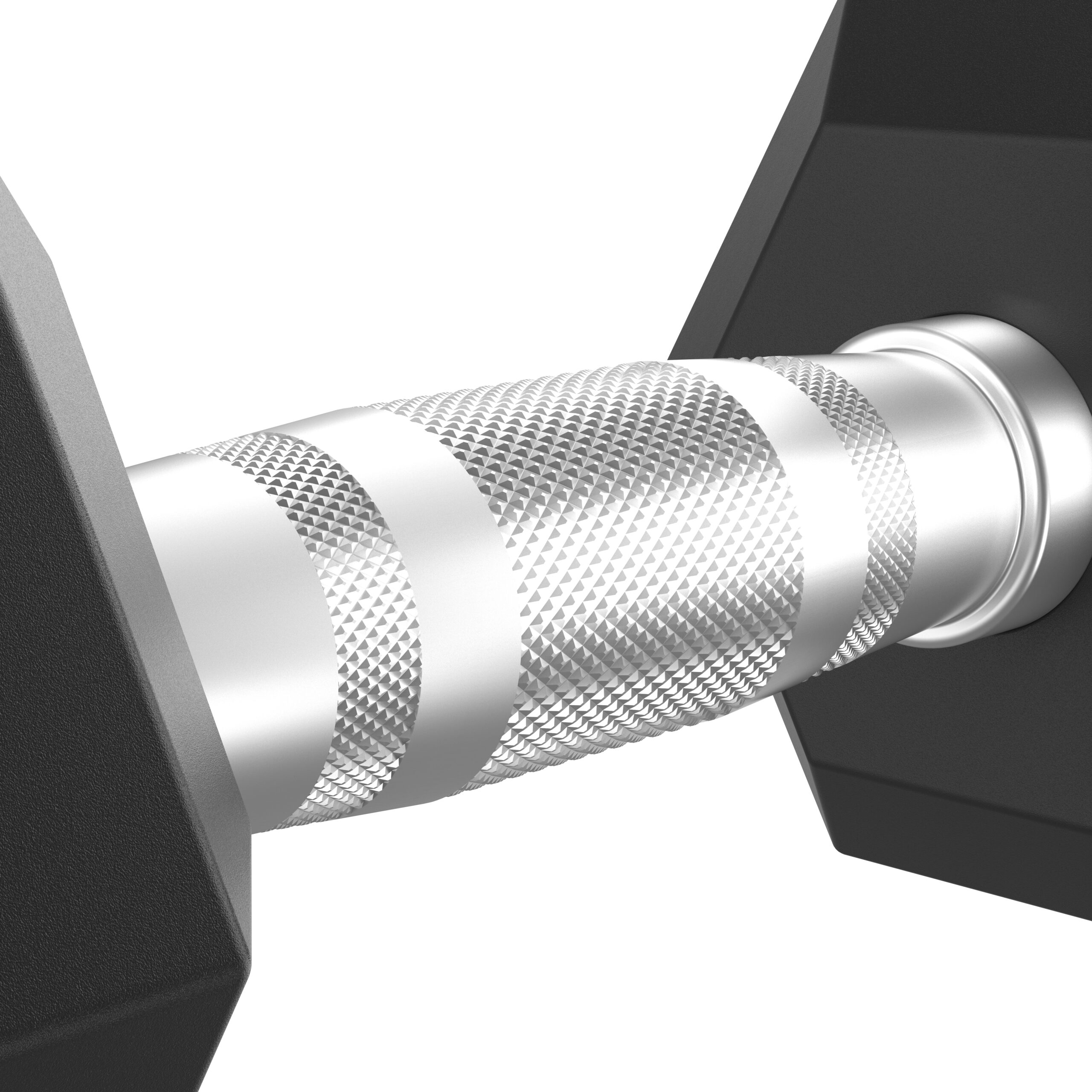 Tunturi Dumbbell - Platinum Hex Rubber 10kg - Zwart Tunturi Dumbbell - Platinum Hex Rubber 10kg - Zwart
