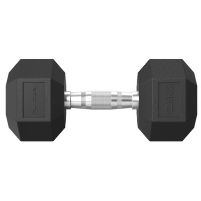 Tunturi Dumbbell - Platinum Hexa Dumbbell 12.5kg - Zwart Tunturi Dumbbell - Platinum Hexa Dumbbell 12.5kg - Zwart