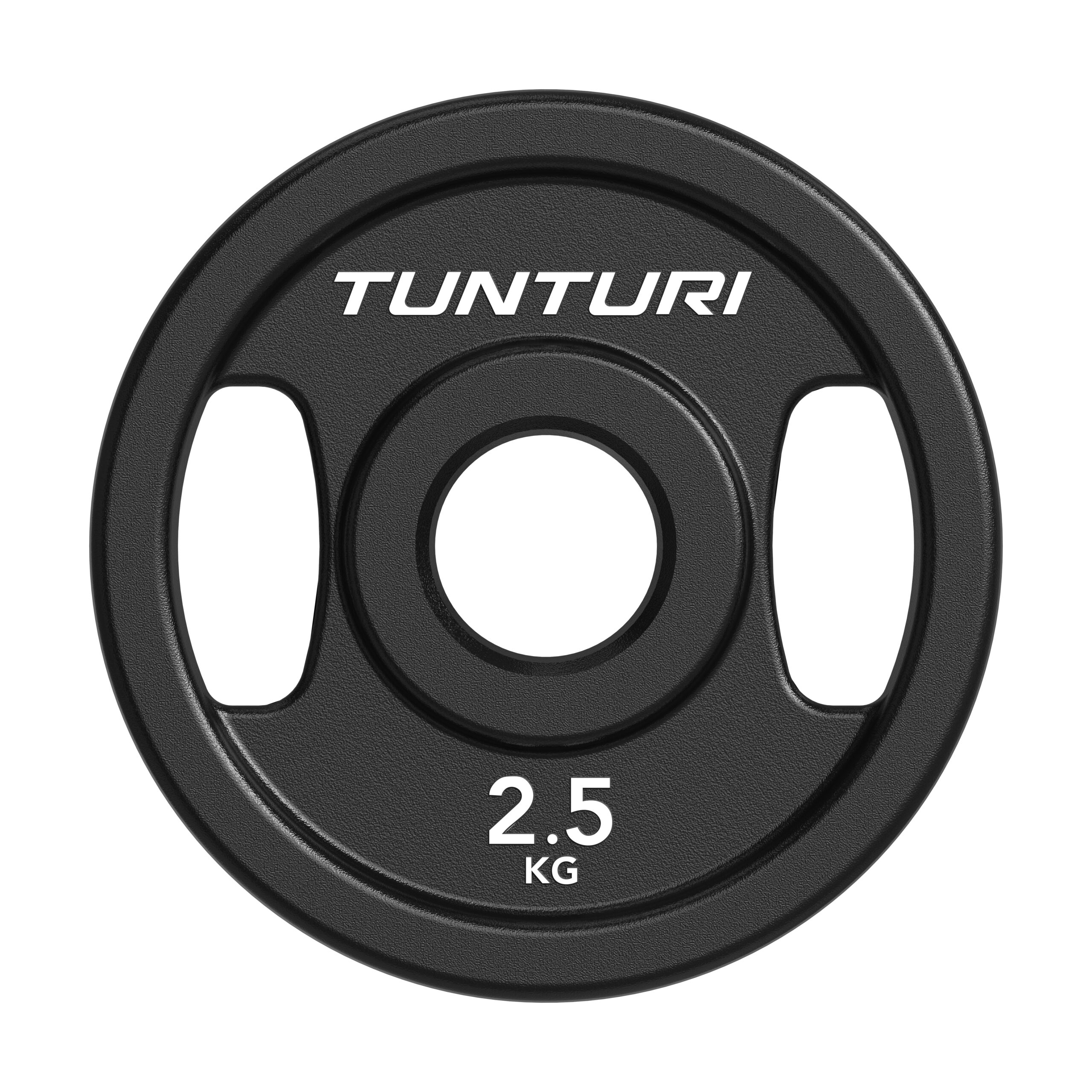 Tunturi Halterschijf - Platinum Cast Iron Plate 2.5kg - Zwart Tunturi Halterschijf - Platinum Cast Iron Plate 2.5kg - Zwart