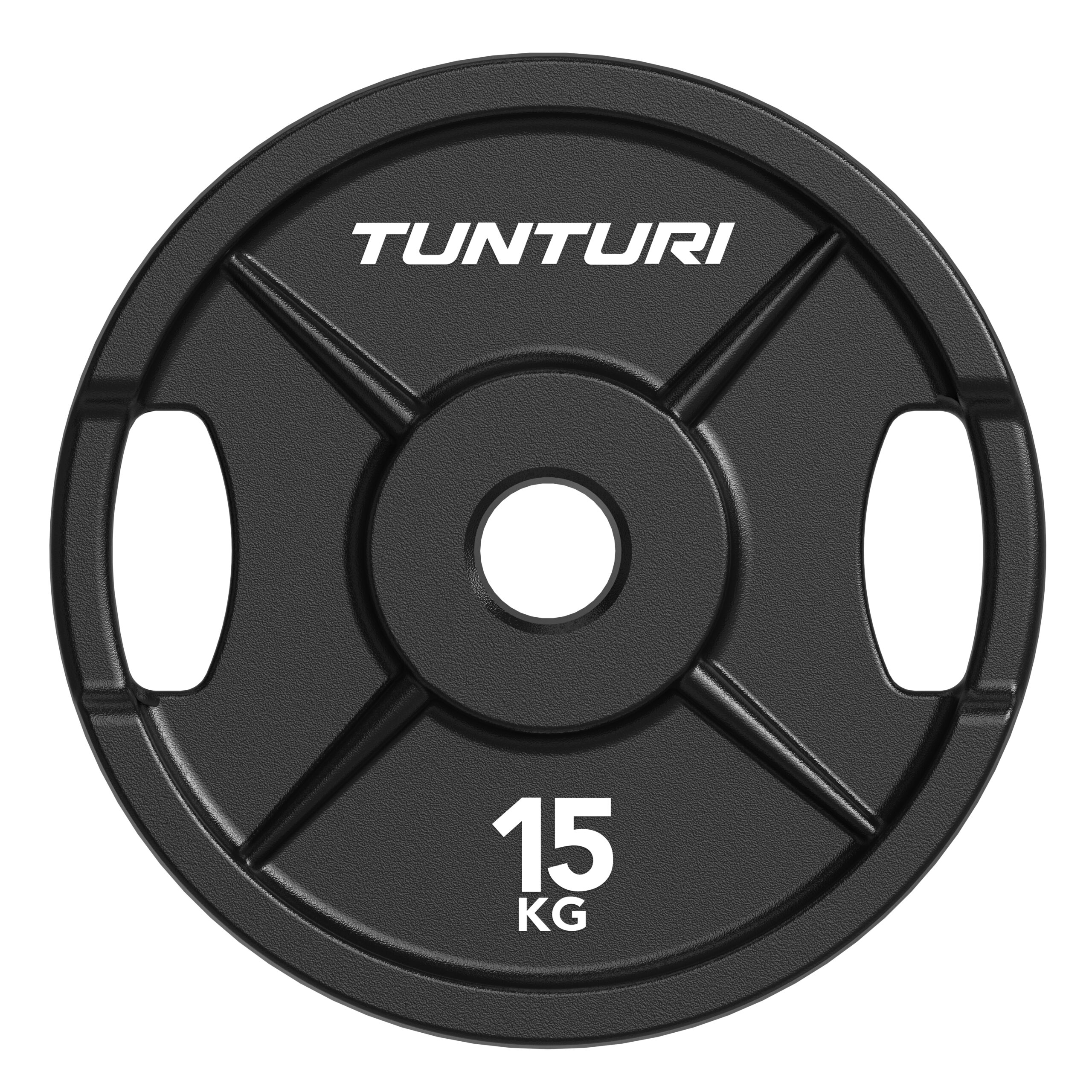 Tunturi Halterschijf - Platinum Cast Iron Plate 15kg - Zwart Tunturi Halterschijf - Platinum Cast Iron Plate 15kg - Zwart