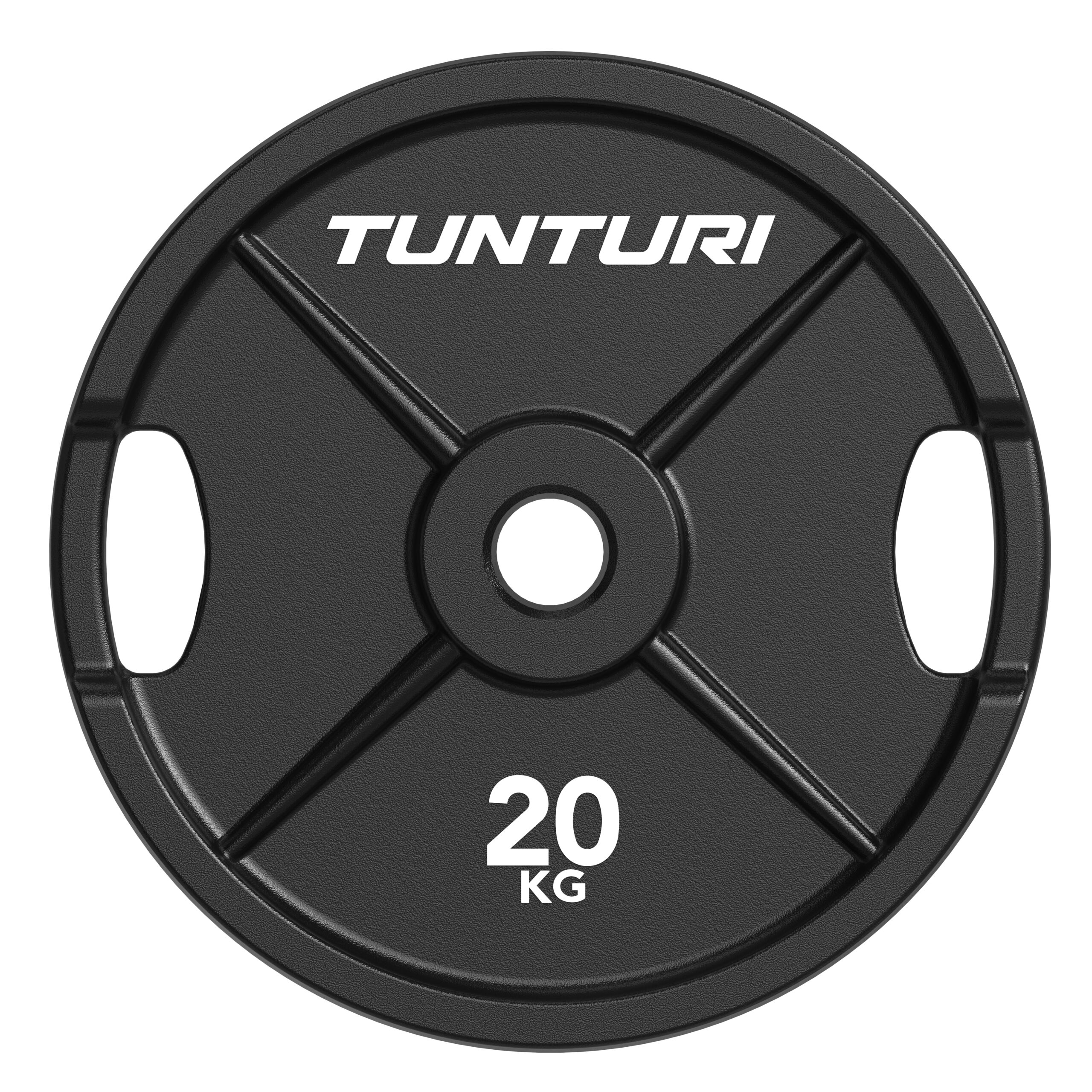 Tunturi Halterschijf - Platinum Cast Iron Plate 20kg - Zwart Tunturi Halterschijf - Platinum Cast Iron Plate 20kg - Zwart