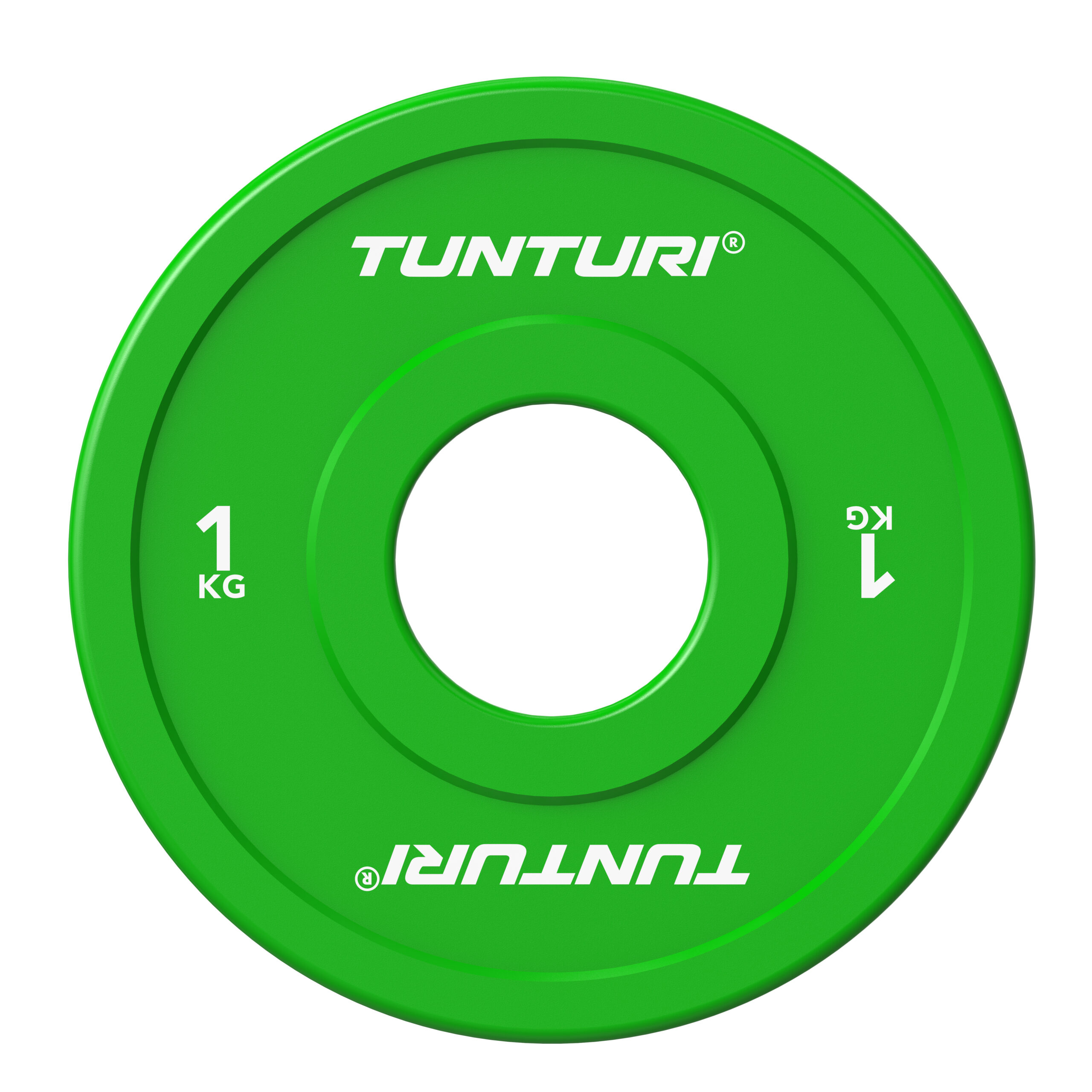 Tunturi Halterschijf - Platinum Fractional Plate 1kg - Groen Tunturi Halterschijf - Platinum Fractional Plate 1kg - Groen