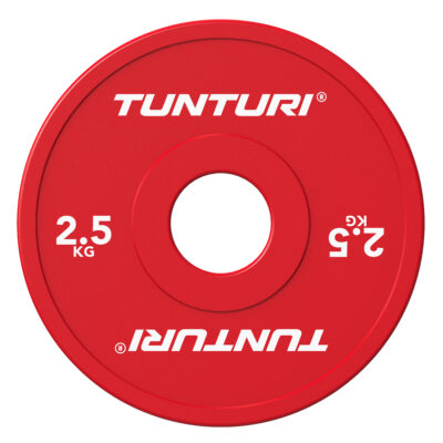 Tunturi Halterschijf - Platinum Fractional Plate 2.5kg - Rood