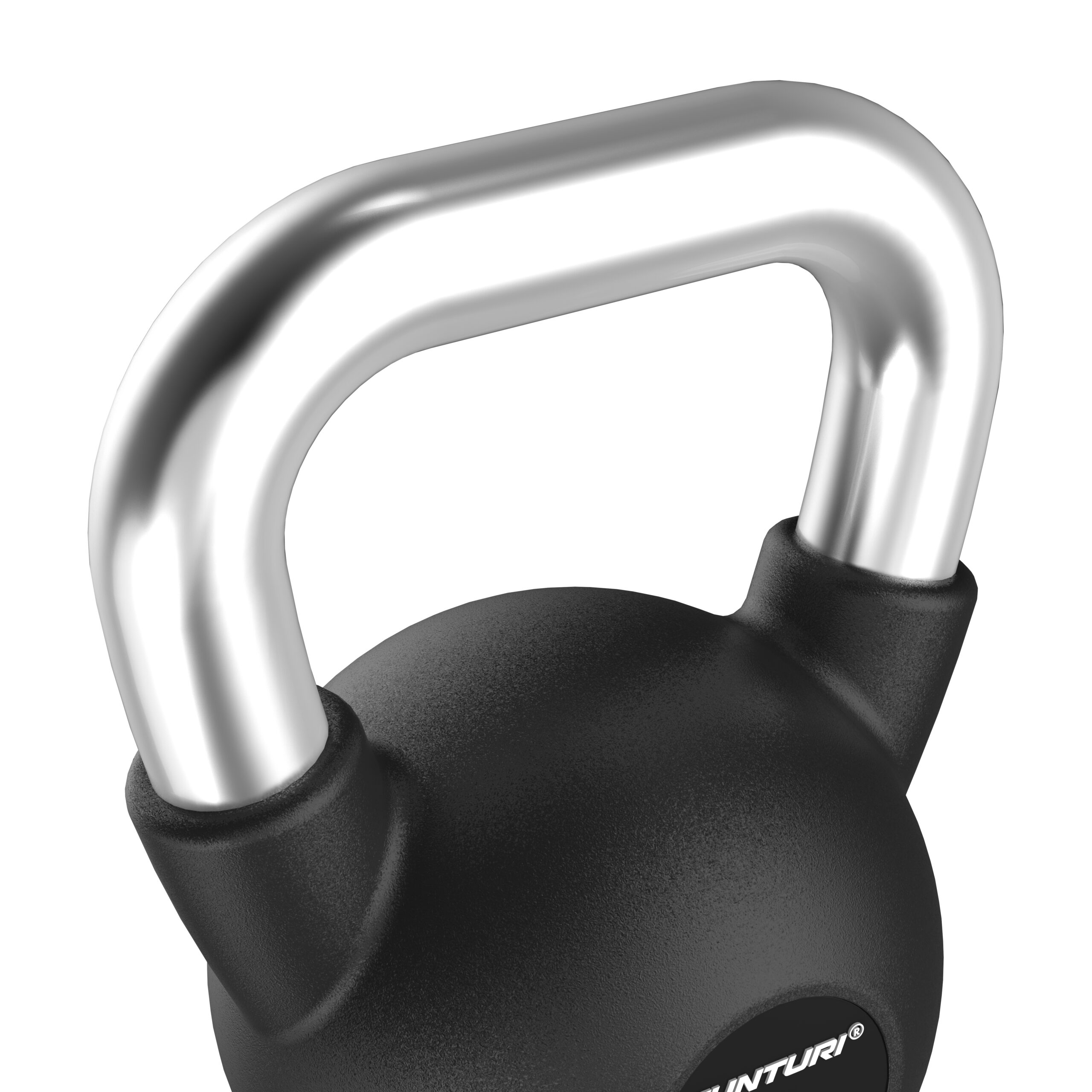 Tunturi Kettlebell - Platinum Rubber 6kg - Zwart Tunturi Kettlebell - Platinum Rubber 6kg - Zwart