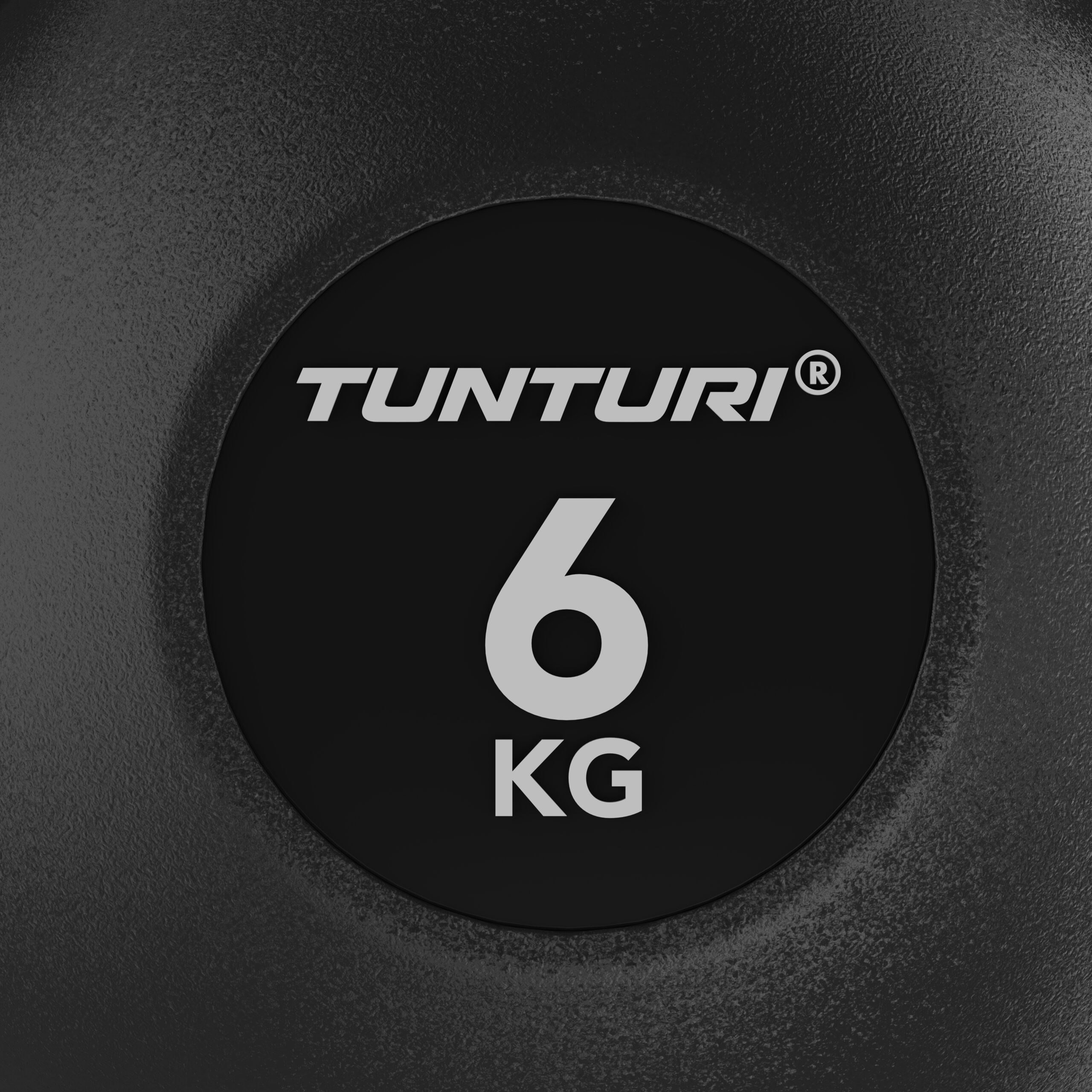Tunturi Kettlebell - Platinum Rubber 6kg - Zwart Tunturi Kettlebell - Platinum Rubber 6kg - Zwart