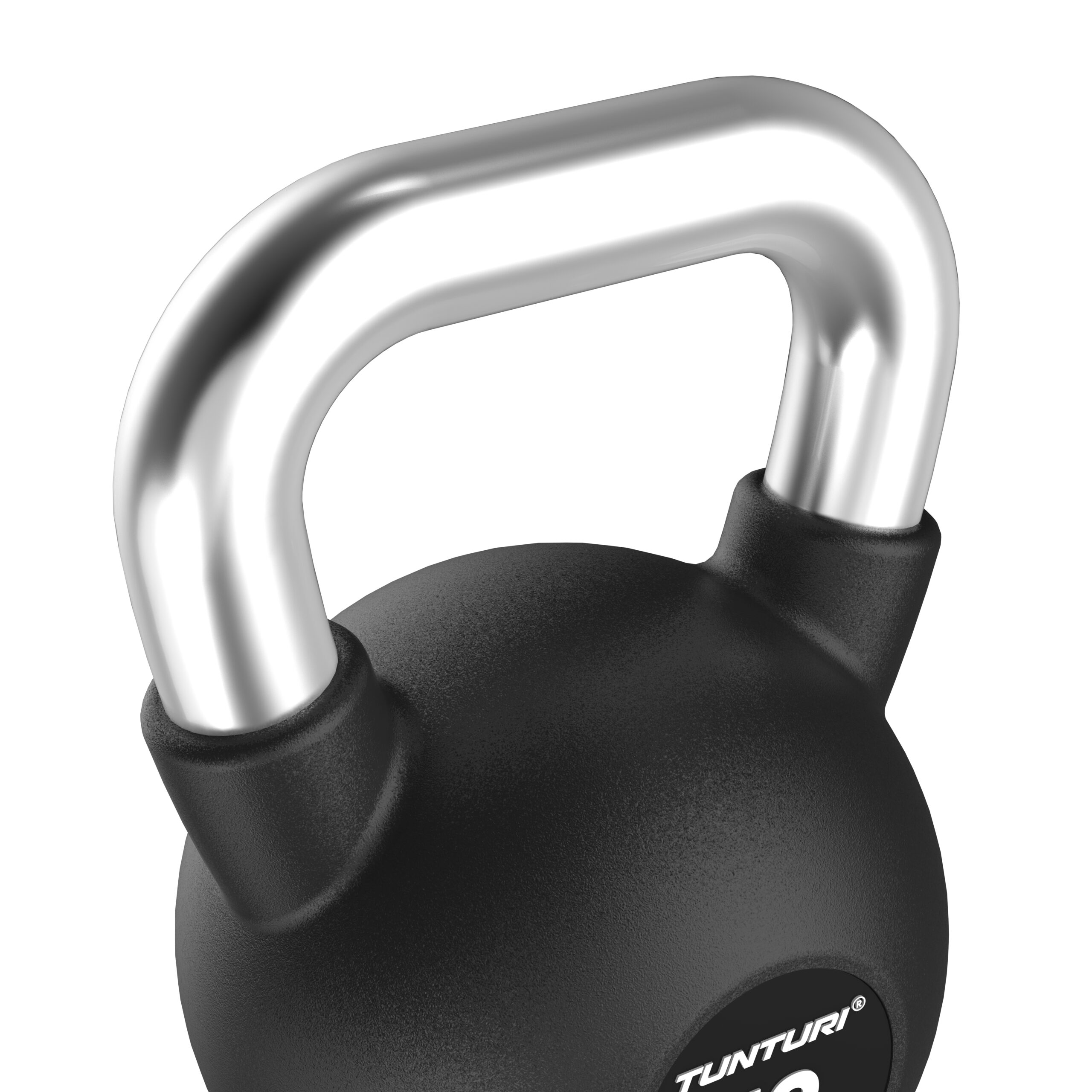 Tunturi Kettlebell - Platinum Rubber 12kg - Zwart Tunturi Kettlebell - Platinum Rubber 12kg - Zwart
