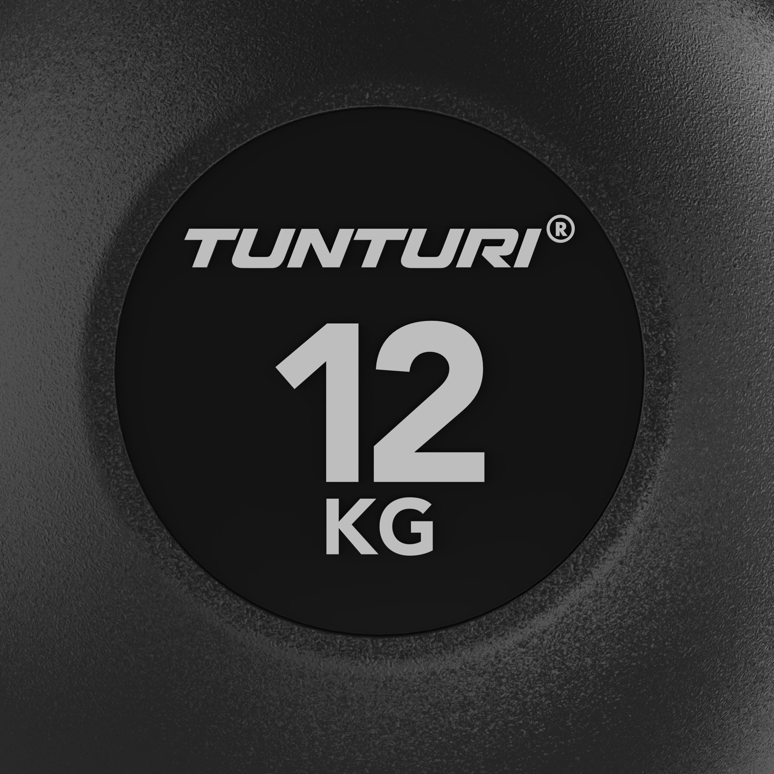 Tunturi Kettlebell - Platinum Rubber 12kg - Zwart Tunturi Kettlebell - Platinum Rubber 12kg - Zwart
