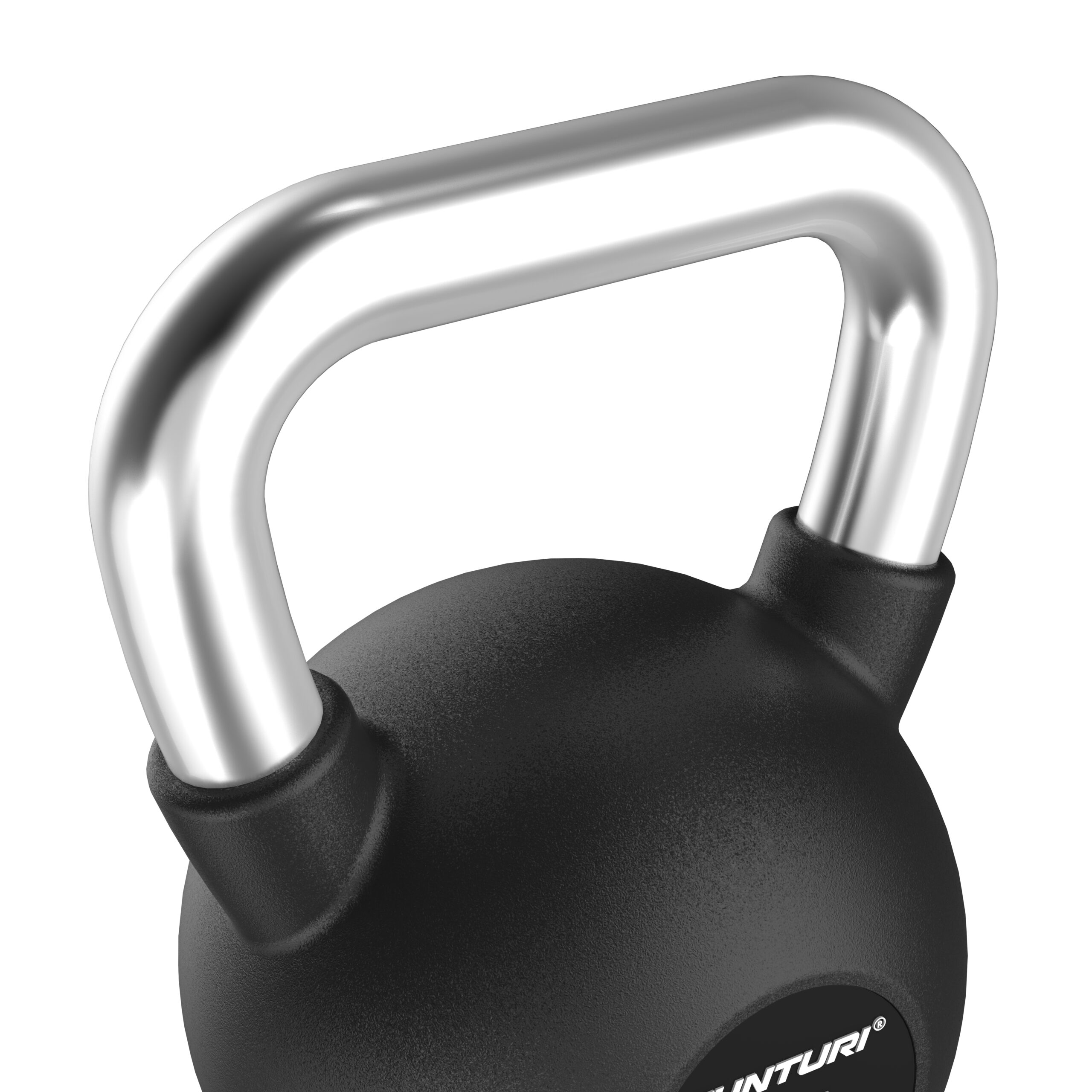 Tunturi Kettlebell - Platinum Rubber 16kg - Zwart Tunturi Kettlebell - Platinum Rubber 16kg - Zwart