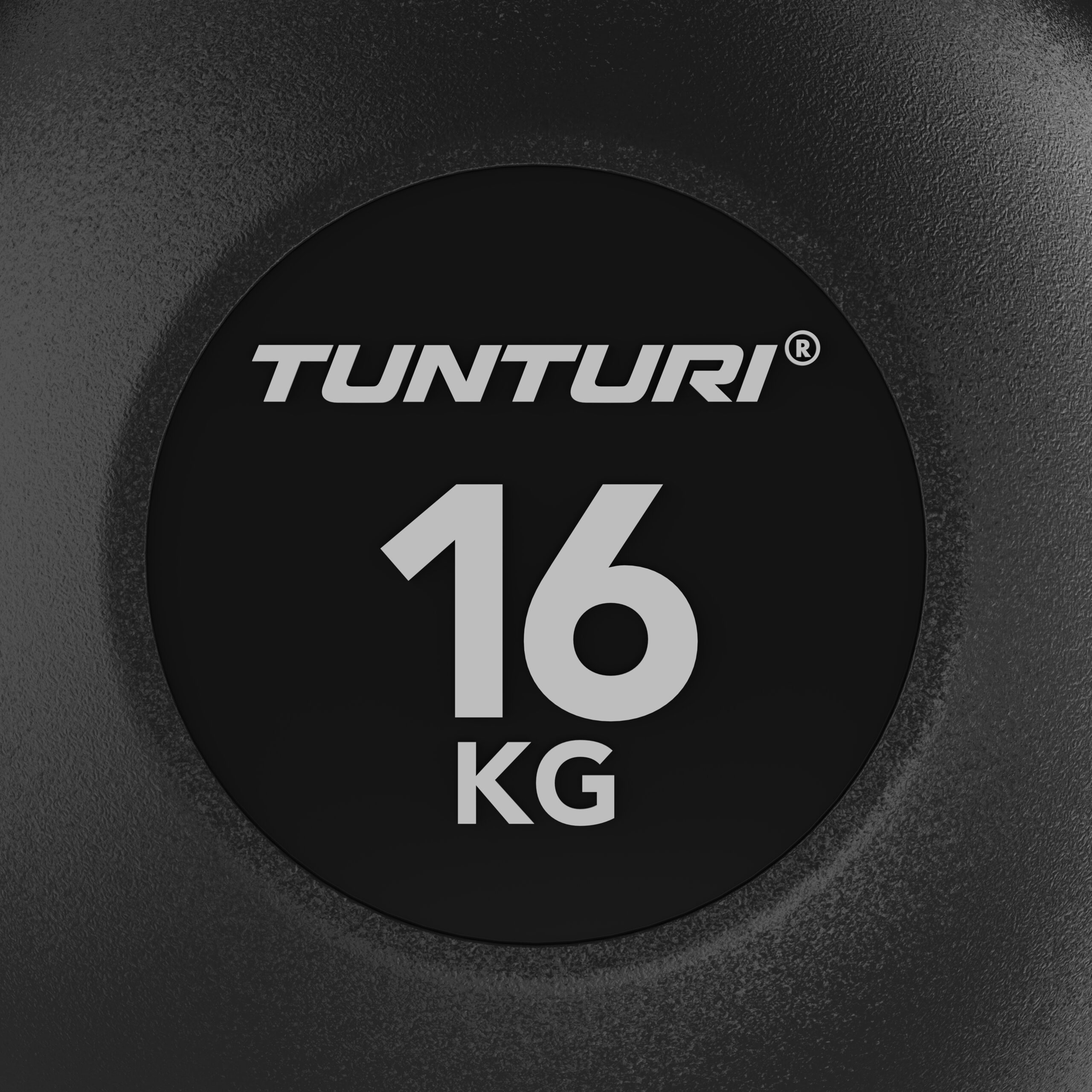 Tunturi Kettlebell - Platinum Rubber 16kg - Zwart Tunturi Kettlebell - Platinum Rubber 16kg - Zwart