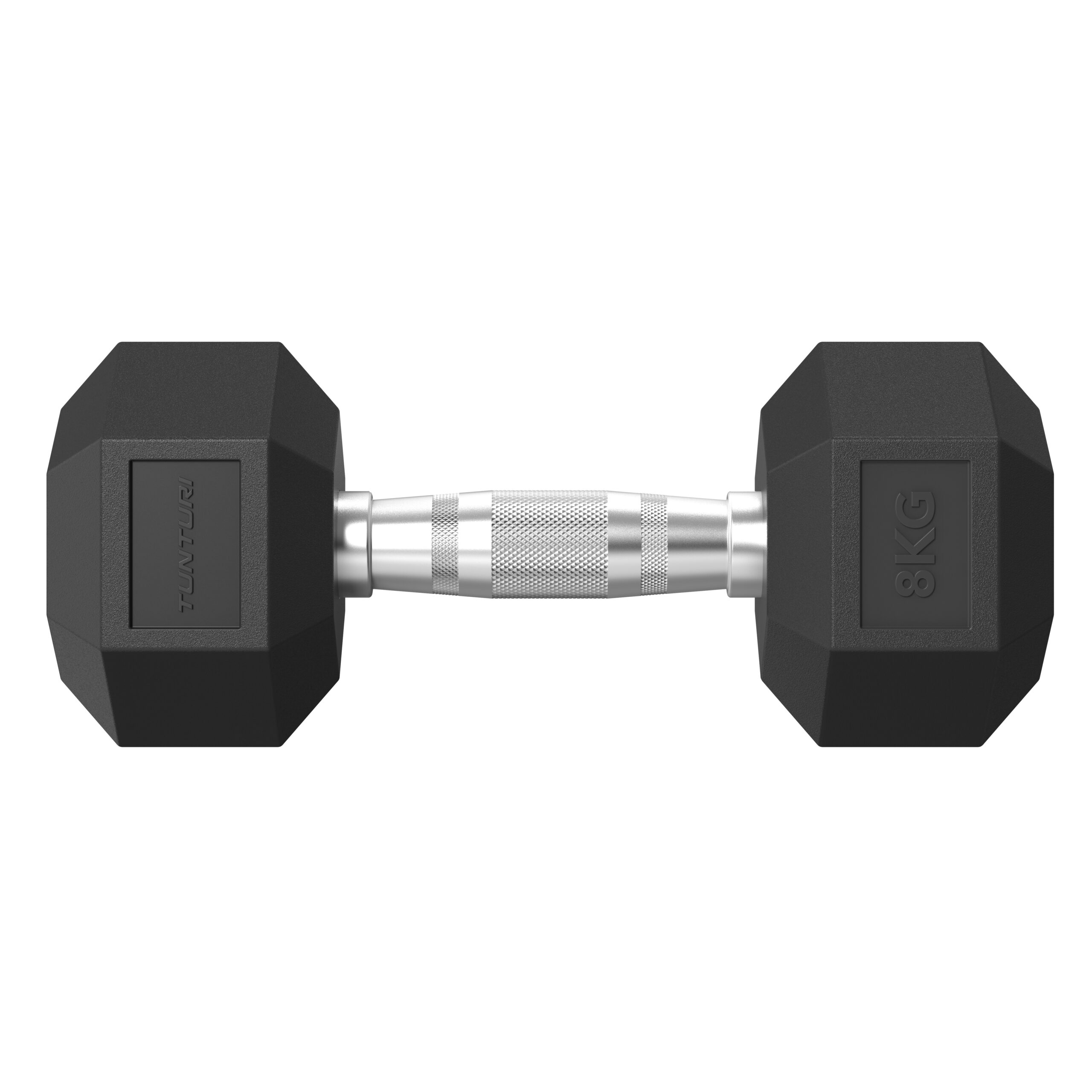 Tunturi Halter - Platinum Hex Rubber Dumbbell Set 1-10kg - Zwart Tunturi Halter - Platinum Hex Rubber Dumbbell Set 1-10kg - Zwart