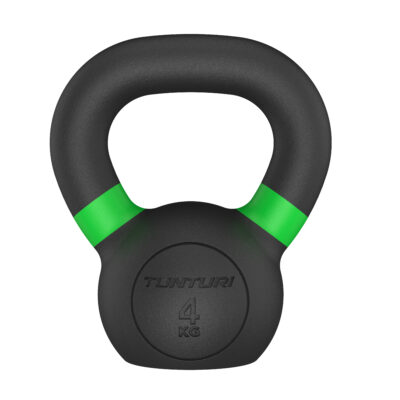Tunturi - Platinum Cast Iron Kettlebell 4kg - Zwart