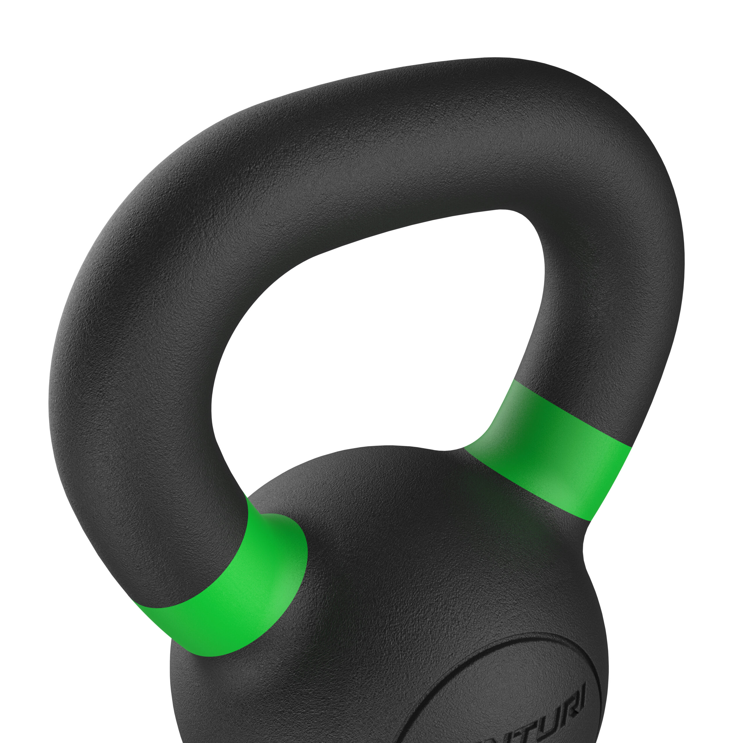 Tunturi - Platinum Cast Iron Kettlebell 4kg - Zwart Tunturi - Platinum Cast Iron Kettlebell 4kg - Zwart
