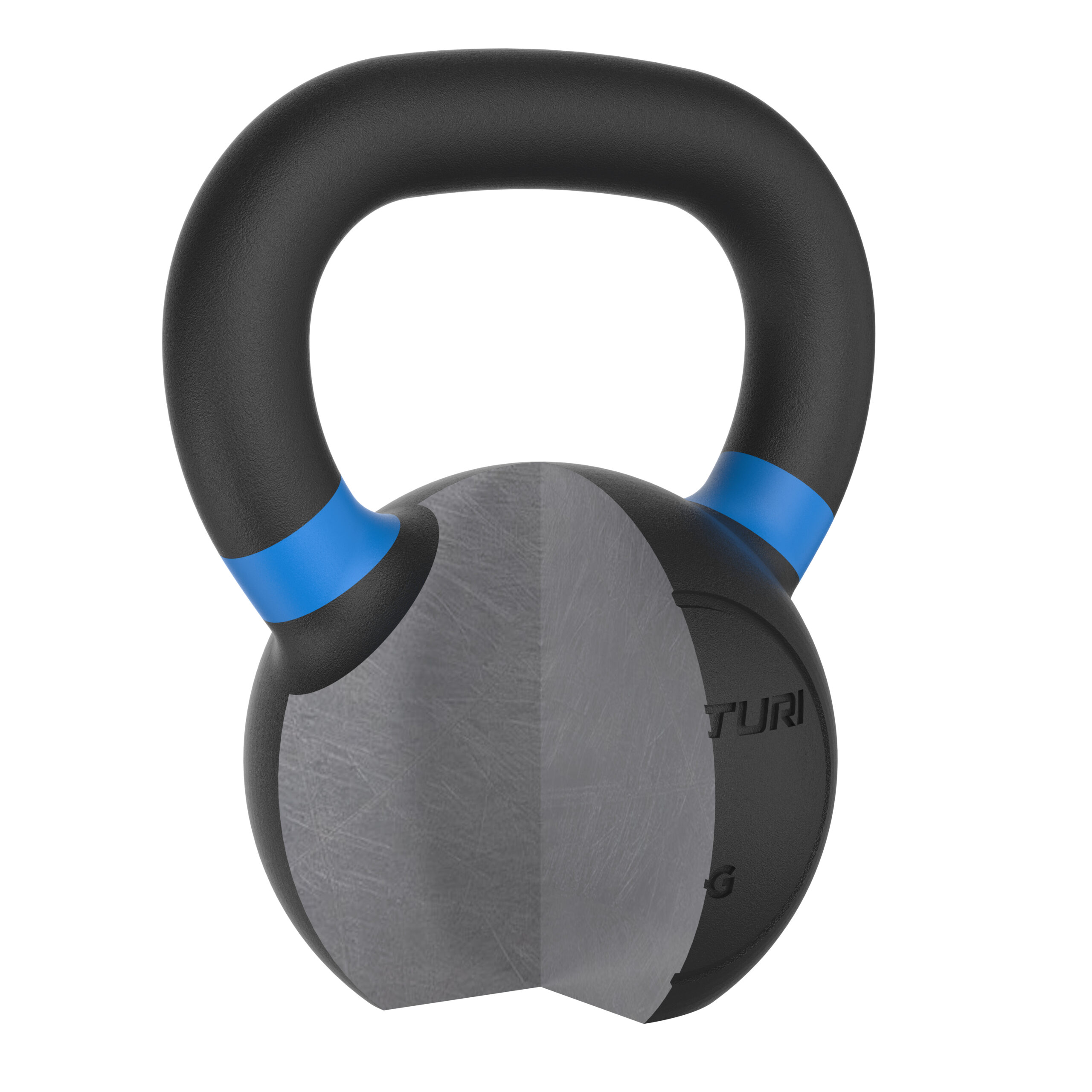 Tunturi - Platinum Cast Iron Kettlebell 4kg - Zwart Tunturi - Platinum Cast Iron Kettlebell 4kg - Zwart