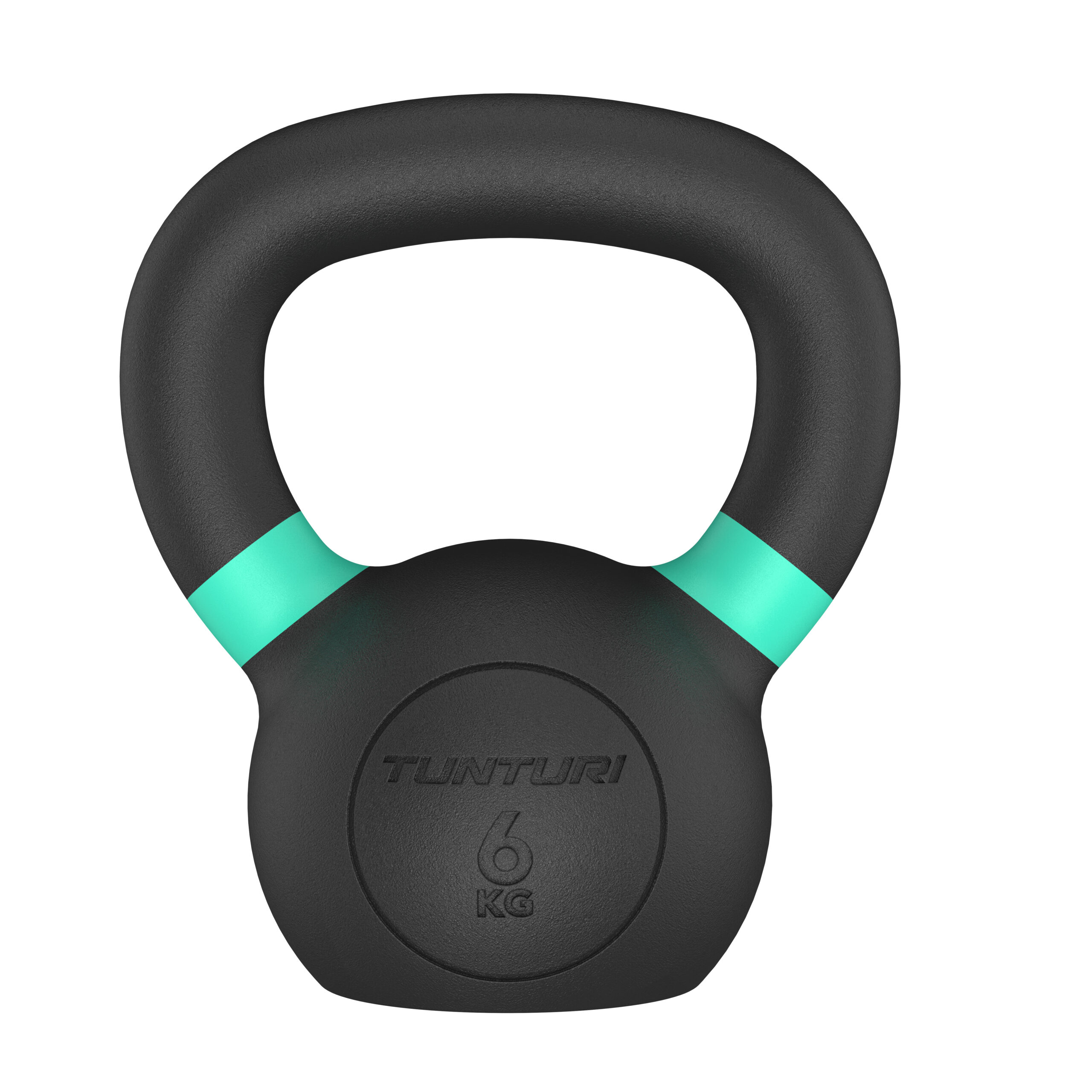 Tunturi Kettlebell - Platinum Cast Iron 6kg - Zwart Tunturi Kettlebell - Platinum Cast Iron 6kg - Zwart