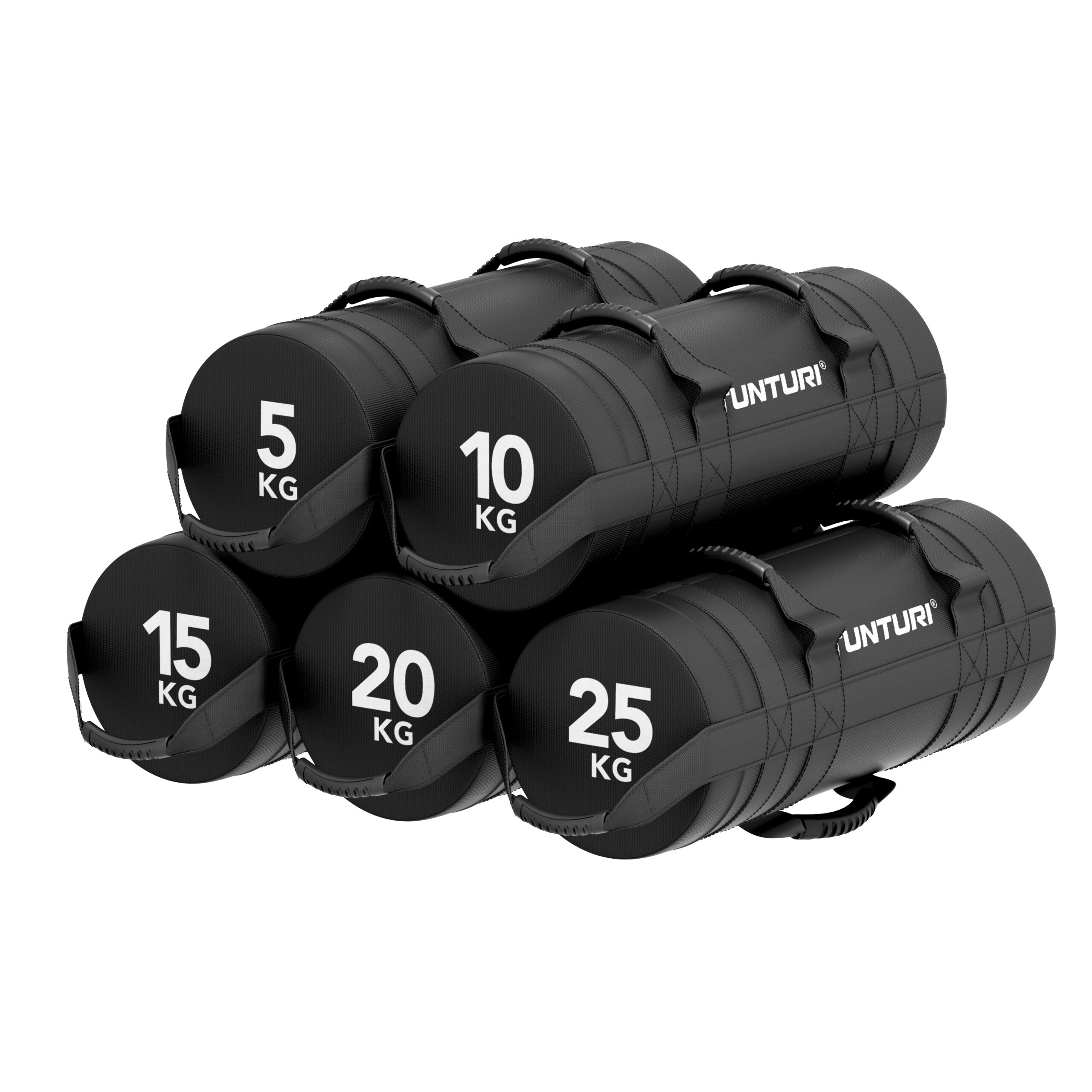 Tunturi - Platinum Power Bag 5kg - Bulgarian Strenght Bag voor training - Beginner - Zwart Tunturi - Platinum Power Bag 5kg - Bulgarian Strenght Bag voor training - Beginner - Zwart