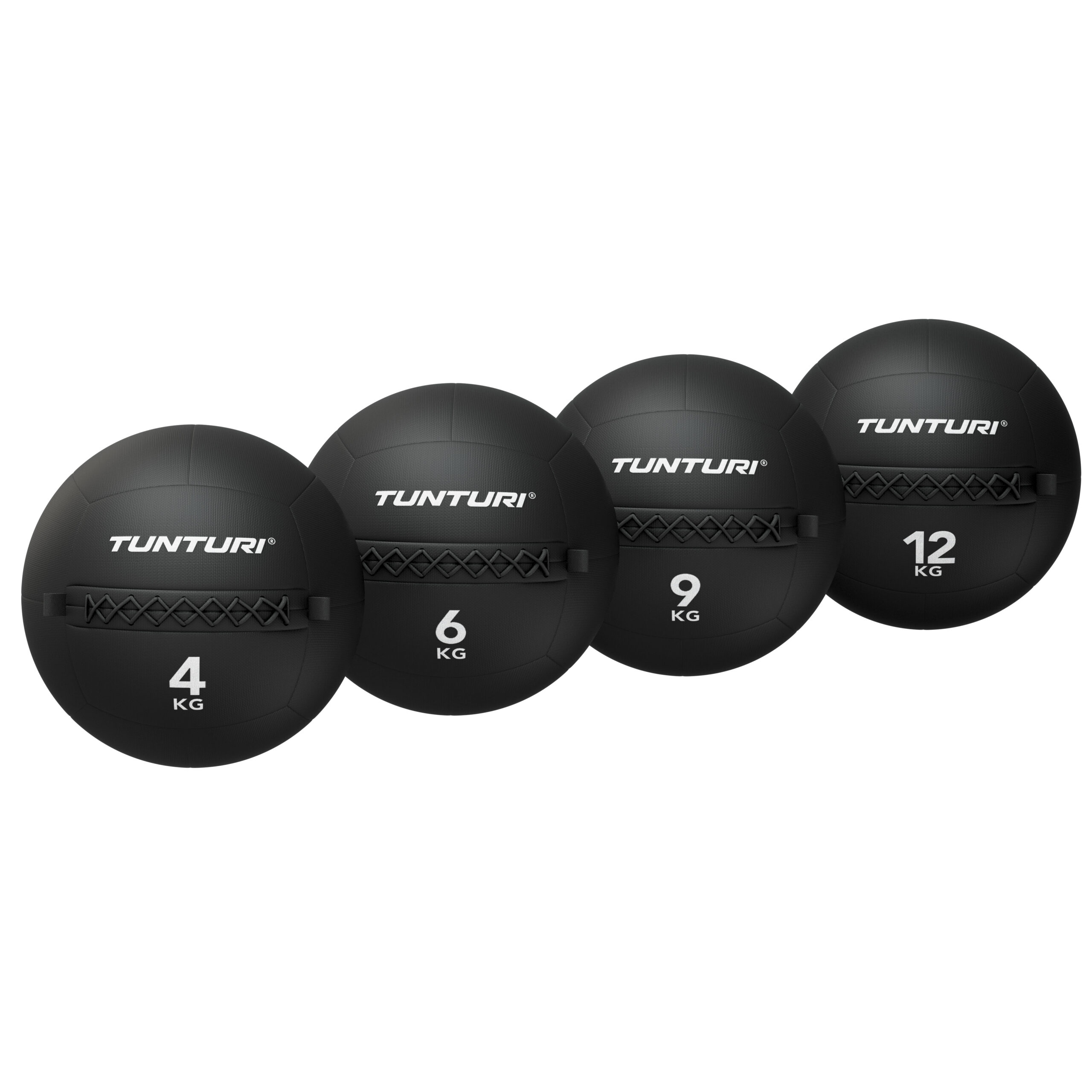 Tunturi Wall Ball - Platinum 4kg - Zwart Tunturi Wall Ball - Platinum 4kg - Zwart
