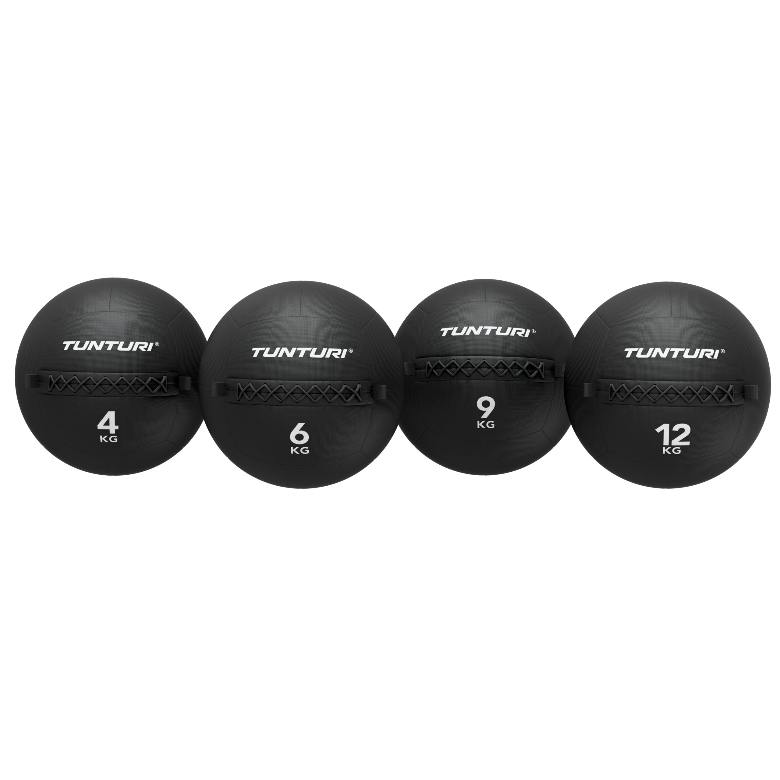 Tunturi Wall Ball - Platinum 4kg - Zwart Tunturi Wall Ball - Platinum 4kg - Zwart