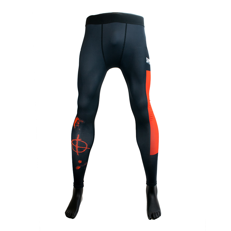 Super Pro Combat Gear Legging - Men - Rood / Zwart Super Pro Combat Gear Legging - Men - Rood / Zwart