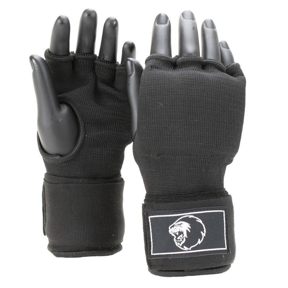 Super Pro Combat Gear Binnenhandschoen - Met Bandage - Zwart / Wit Super Pro Combat Gear Binnenhandschoen - Met Bandage - Zwart / Wit