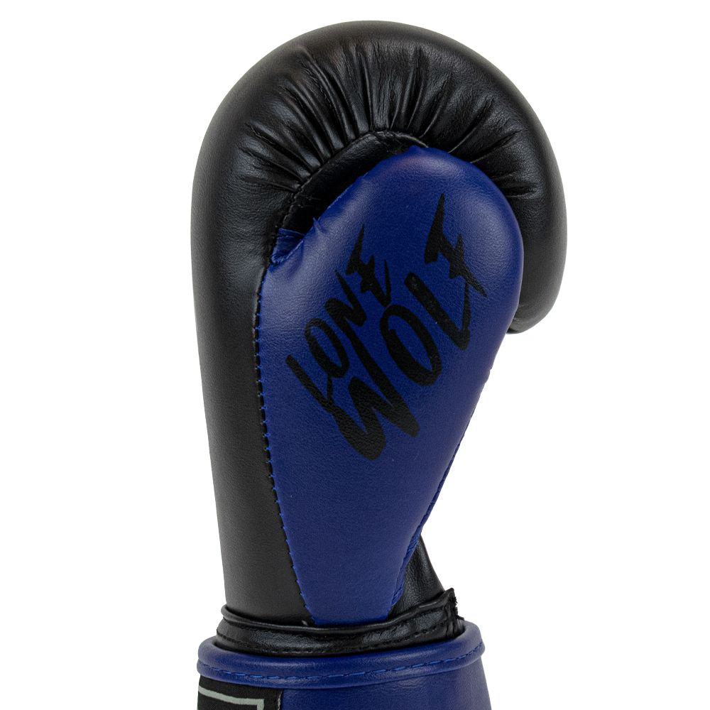 Super Pro Combat Gear Bokshandschoen - Wolf - Blauw / Grijs / Zwart Super Pro Combat Gear Bokshandschoen - Wolf - Blauw / Grijs / Zwart