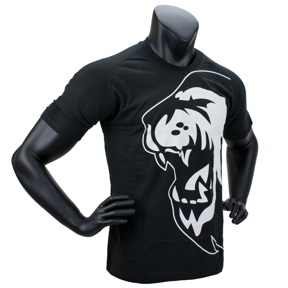 Super Pro Combat Gear T-shirt - Lion Logo 140 - Zwart / Wit Super Pro Combat Gear T-shirt - Lion Logo 140 - Zwart / Wit