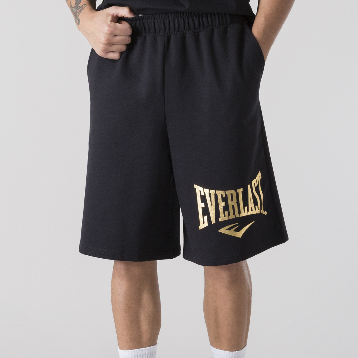 Everlast Shorts - Logo Shorts Metallic Goud - Goud Everlast Shorts - Logo Shorts Metallic Goud - Goud