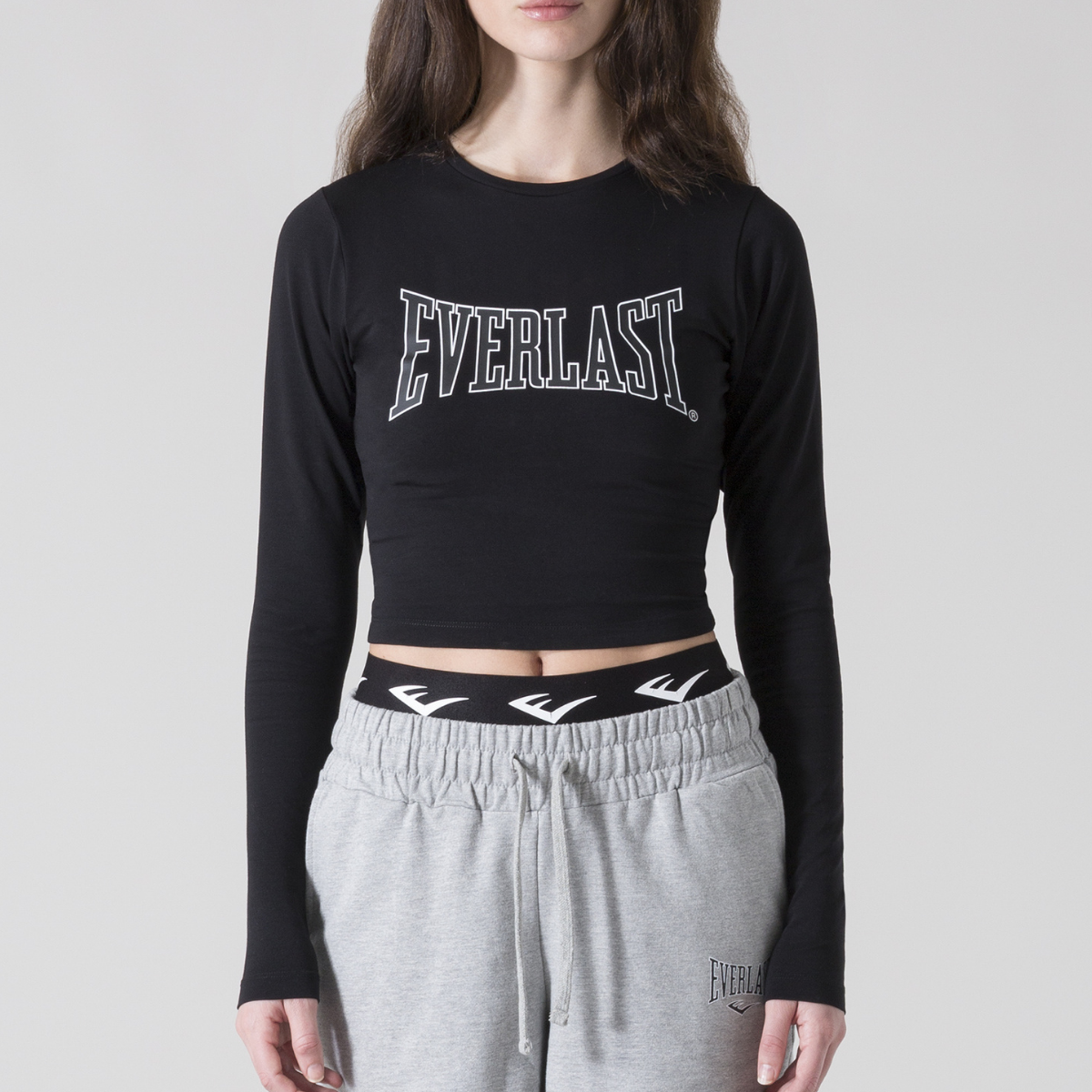 Everlast T-shirt - Long Sleeve Logo - Zwart Everlast T-shirt - Long Sleeve Logo - Zwart