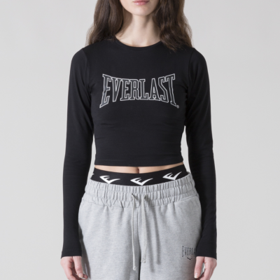 Everlast T-shirt - Long Sleeve Logo - Zwart