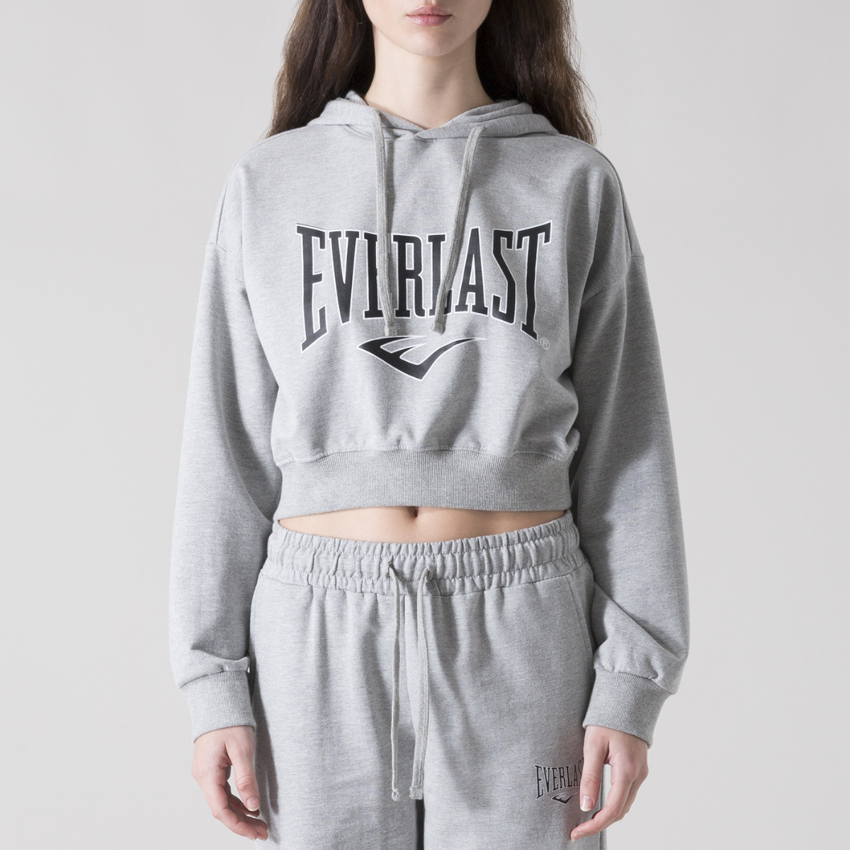 Everlast Hoodie - Cropped Logo - Grijs Everlast Hoodie - Cropped Logo - Grijs