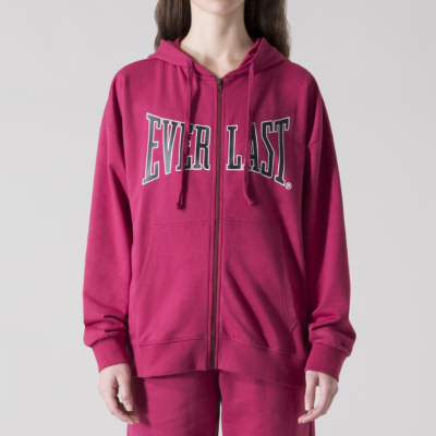 Everlast Hoodie - Zipped Hoodie Logo - Rood Everlast Hoodie - Zipped Hoodie Logo - Rood