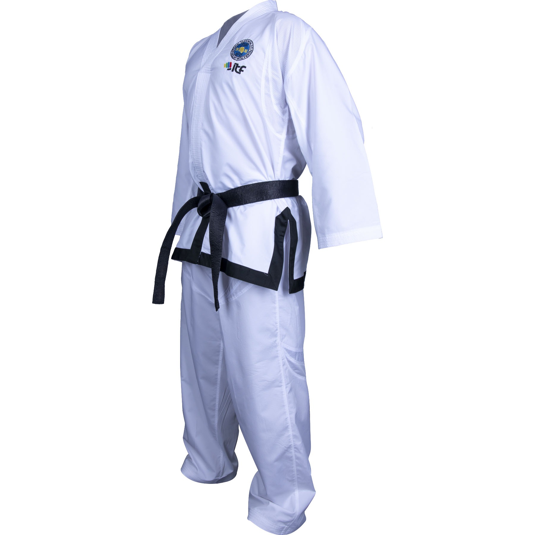 TOP TEN Taekwondopak - Master Dobok green - Wit TOP TEN Taekwondopak - Master Dobok green - Wit