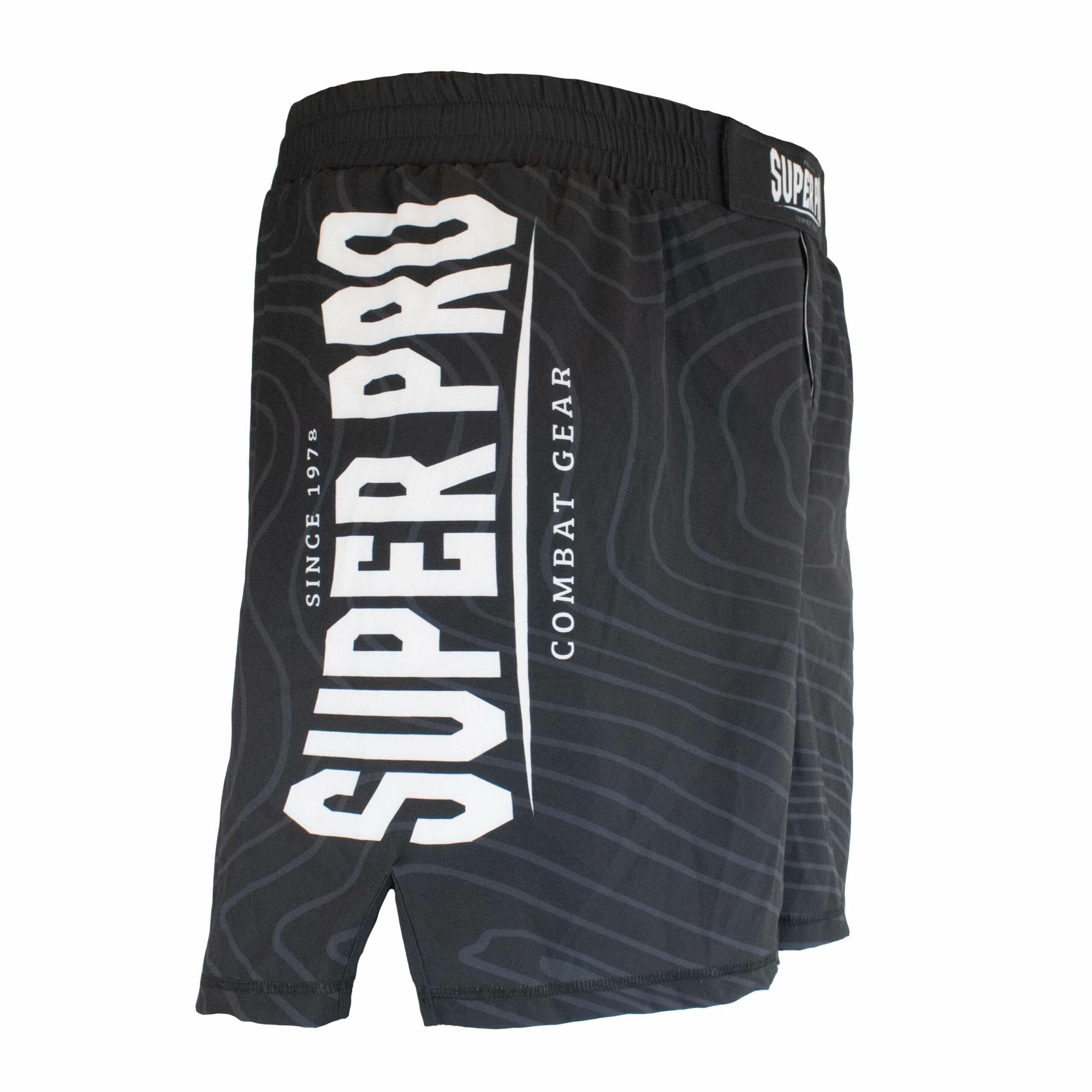 Super Pro Combat Gear MMA broekje - S - Zwart / Wit Super Pro Combat Gear MMA broekje - S - Zwart / Wit