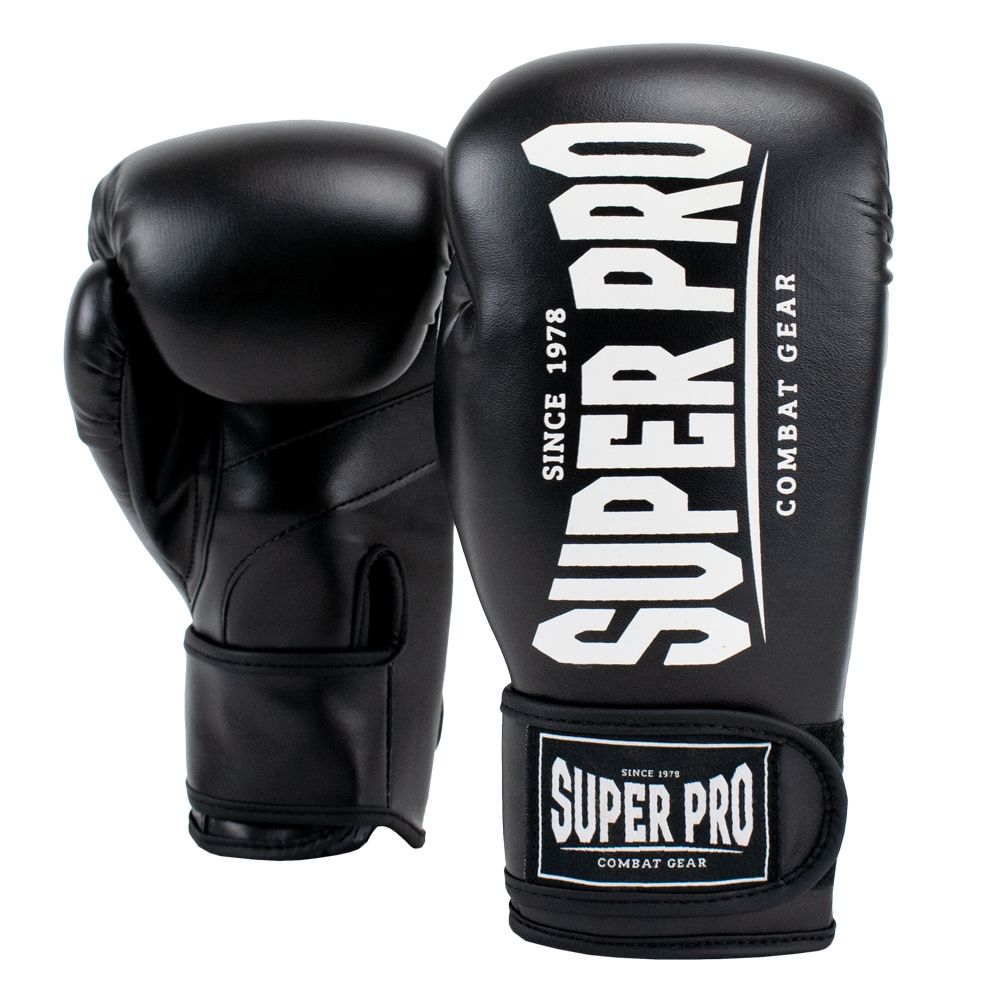 Super Pro Combat Gear Bokshandschoen - Champ - Zwart / Wit