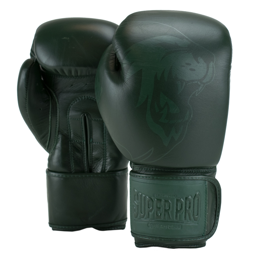 Super Pro Combat Gear Bokshandschoen - Legend Se Lederen - Groen