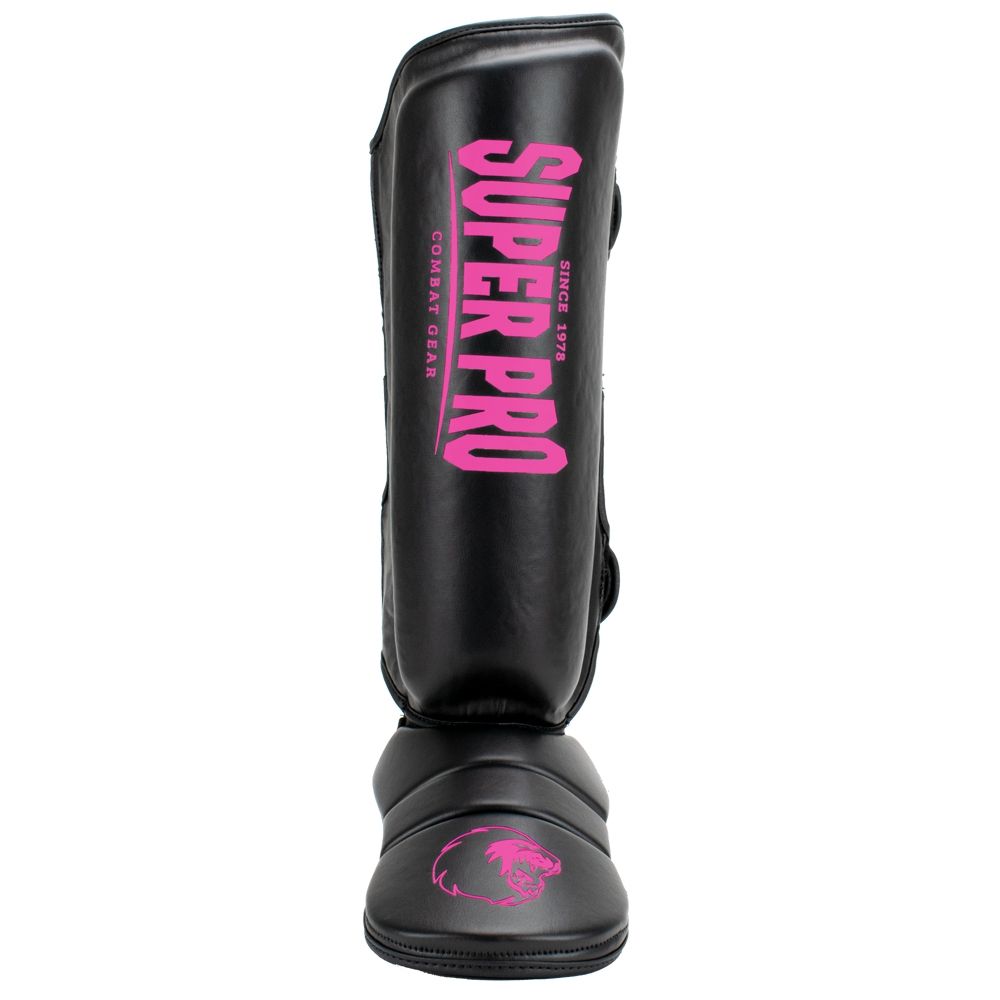 Super Pro Combat Gear Scheenbeschermer - Protector - Roze / Zwart Super Pro Combat Gear Scheenbeschermer - Protector - Roze / Zwart