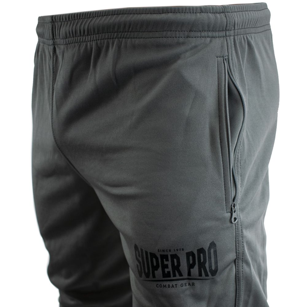 Super Pro Combat Gear Trainingsbroek - 140 - Grijs / Zwart Super Pro Combat Gear Trainingsbroek - 140 - Grijs / Zwart